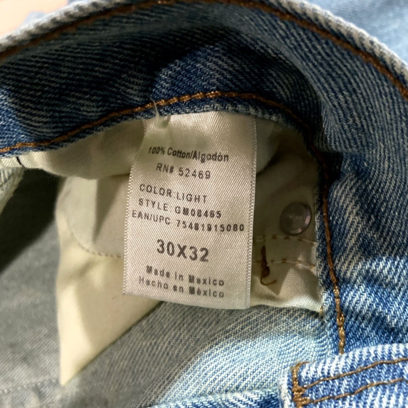 Denime Valelives Jeans Flared Denim Longn Men's Light Wash 30x32 Regular Inseam 47 Cotton Cotton Denim Breathable Comfort Relaxed Pants Mens Size US 30 / EU 46 - 3 Thumbnail