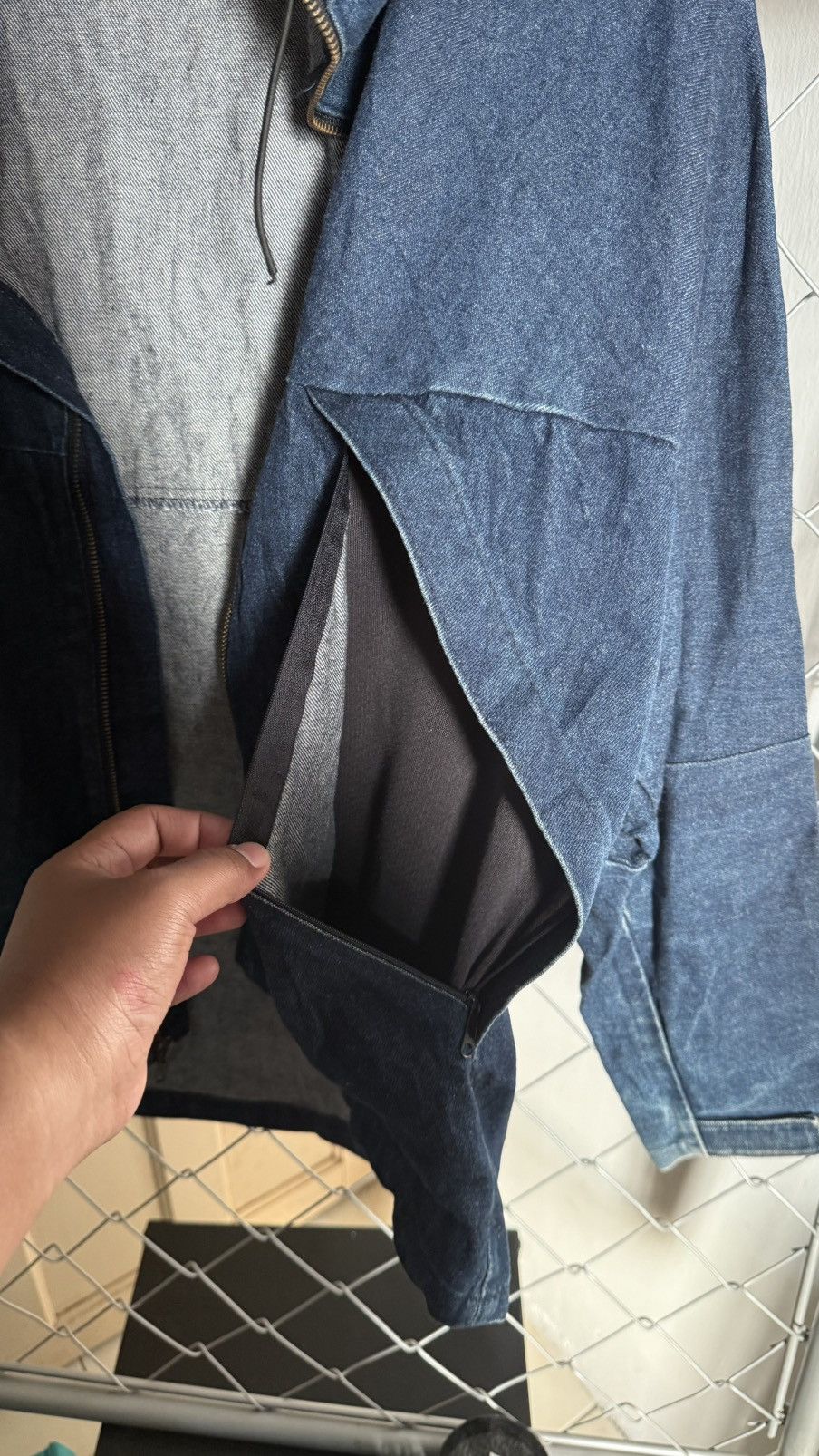 Japanese Brand Rare Denim Down Jacket Feathered Friends Seattle Gorpcore Size US S / EU 44-46 / 1 - 11 Thumbnail