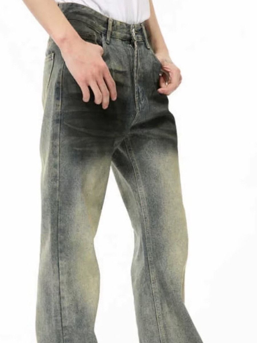 Japanese Brand × Jean Retro straight leg high street jeans Size US 32 / EU 48 - 3 Thumbnail