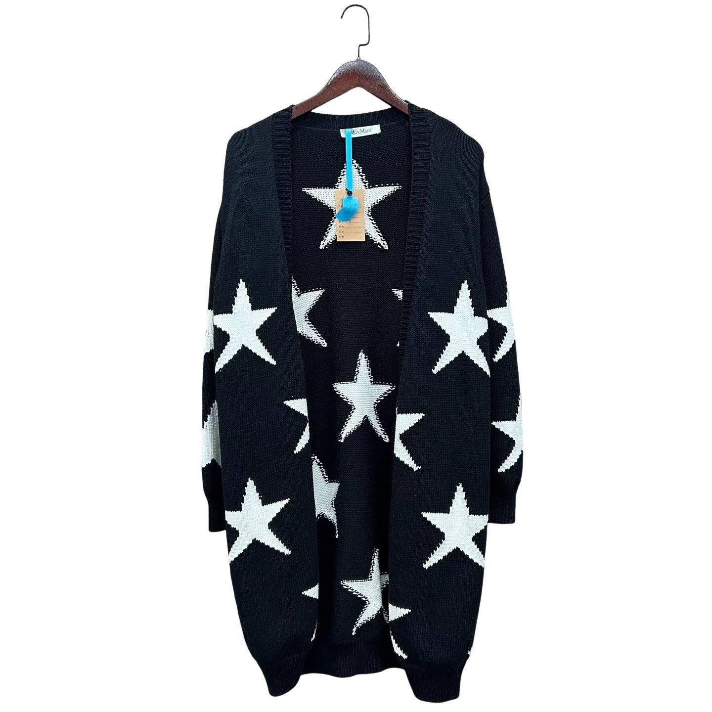 Max Mara MaxMara Star Print Cardigan XL Size XL / US 12-14 / IT 48-50 - 1 Thumbnail