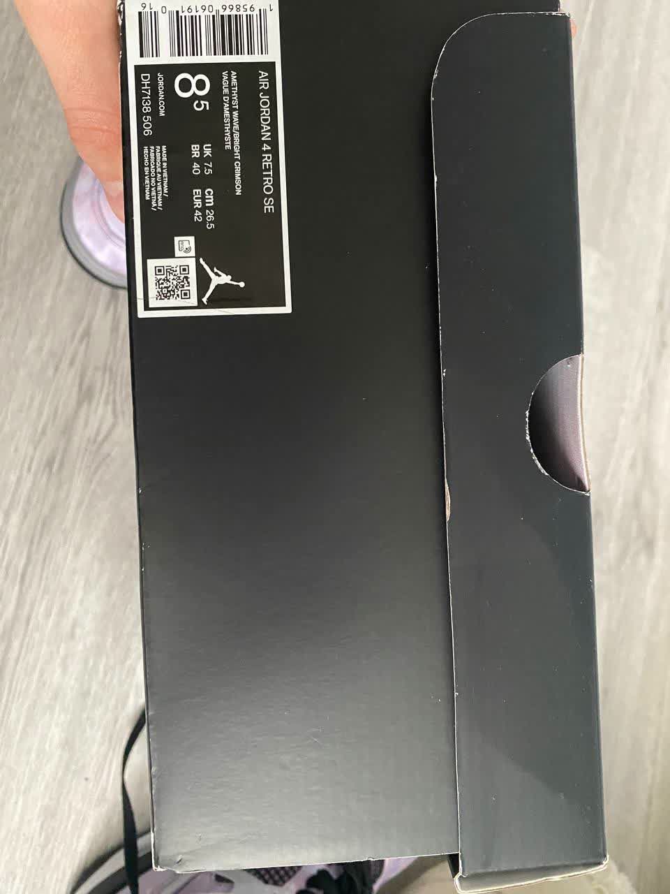 Jordan Brand × Nike Nike Jordan 4 Retro Zen Master Size US 8.5 / EU 41-42 - 9 Thumbnail