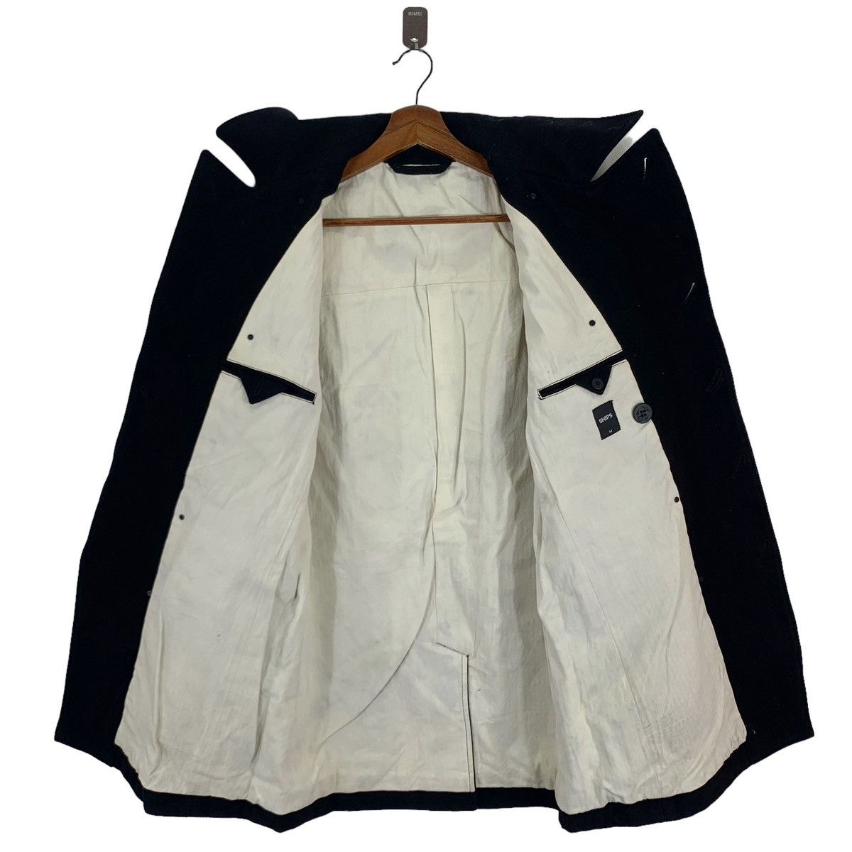 SHIPS × Ships Jet Blue VINTAGE SHIPS JAPAN WOOL COAT Size US M / EU 48-50 / 2 - 7 Thumbnail
