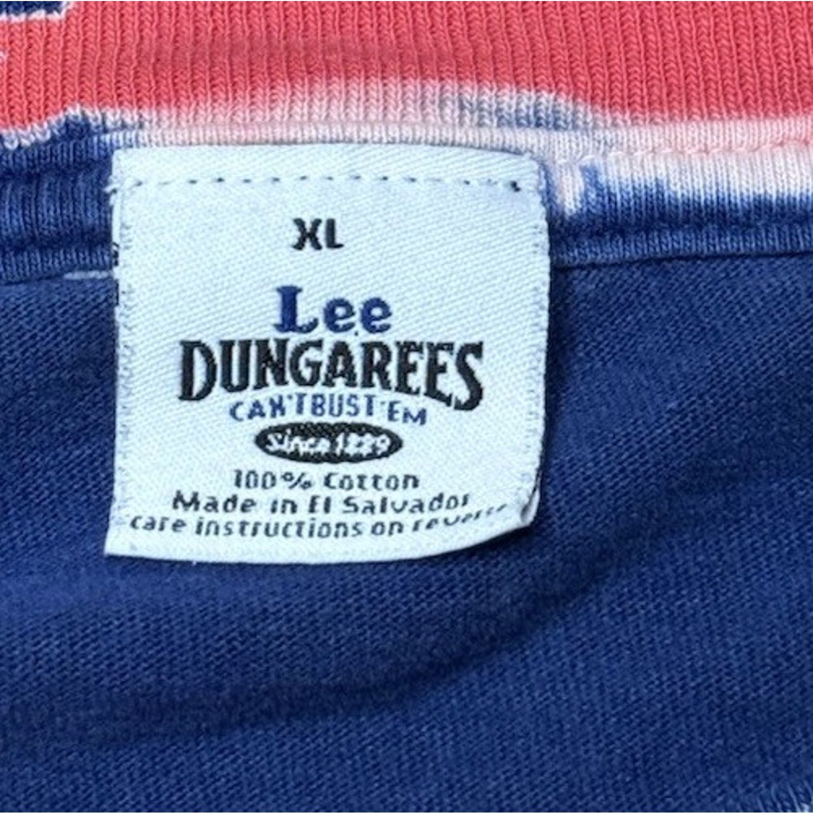 Lee Vintage 90s Lee Dungarees Shirt Men XL Lee Doll Blue Jeans Size US XL / EU 56 / 4 - 3 Thumbnail