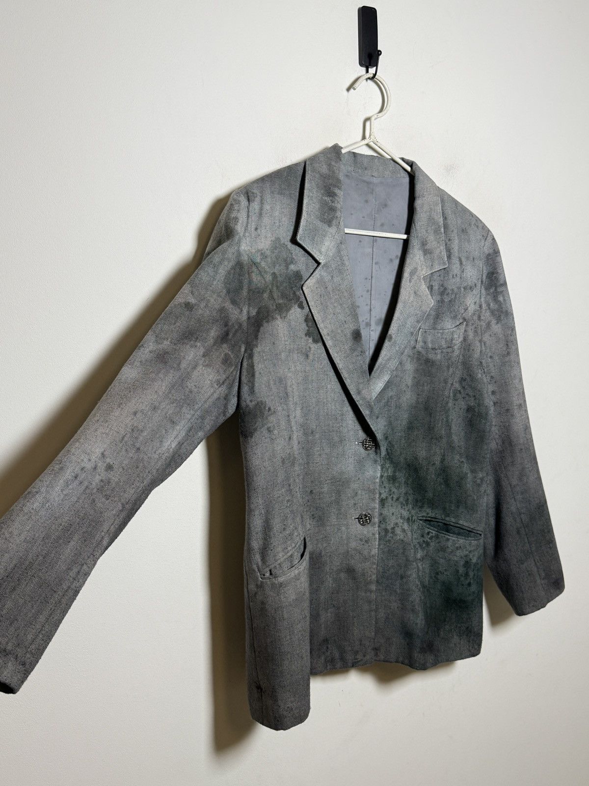 Seditionaries Hand-dyed vintage grey blazer margiela raf rick Size US S / EU 44-46 / 1 - 5 Thumbnail