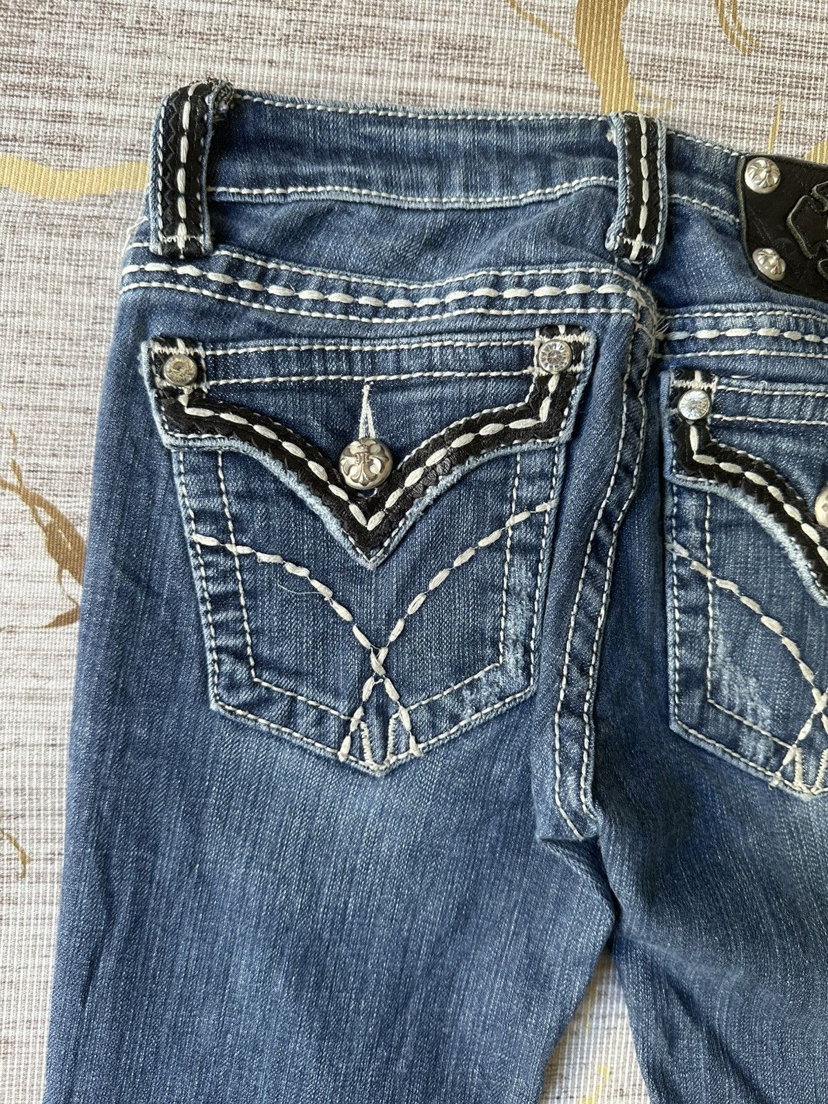 Miss Me FLARE Miss Me Distressed Boot Jeans Size 25" / US 0 / IT 36 - 17 Thumbnail