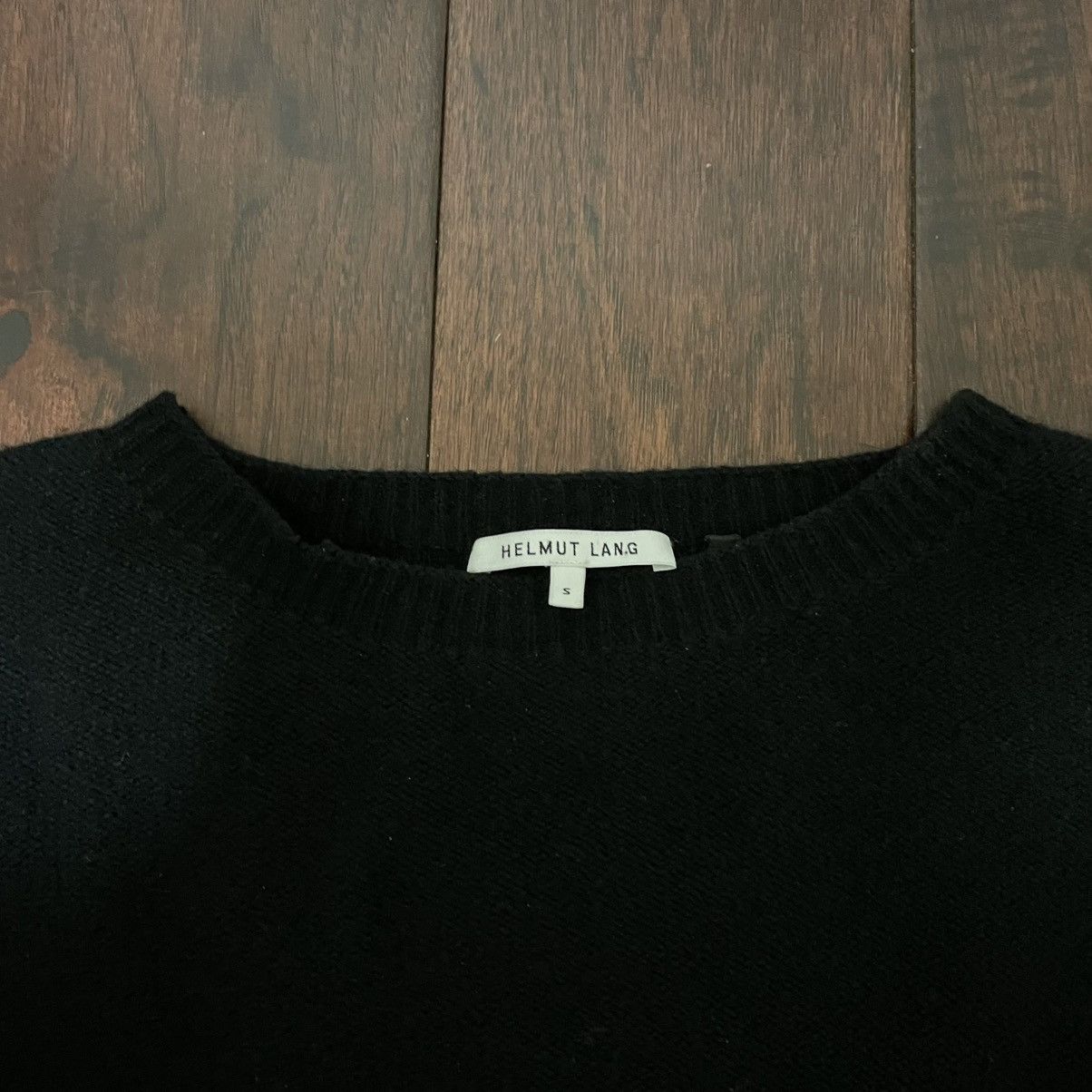 Helmut Lang Helmut Lang Black Sweater Size S / US 4 / IT 40 - 3 Thumbnail