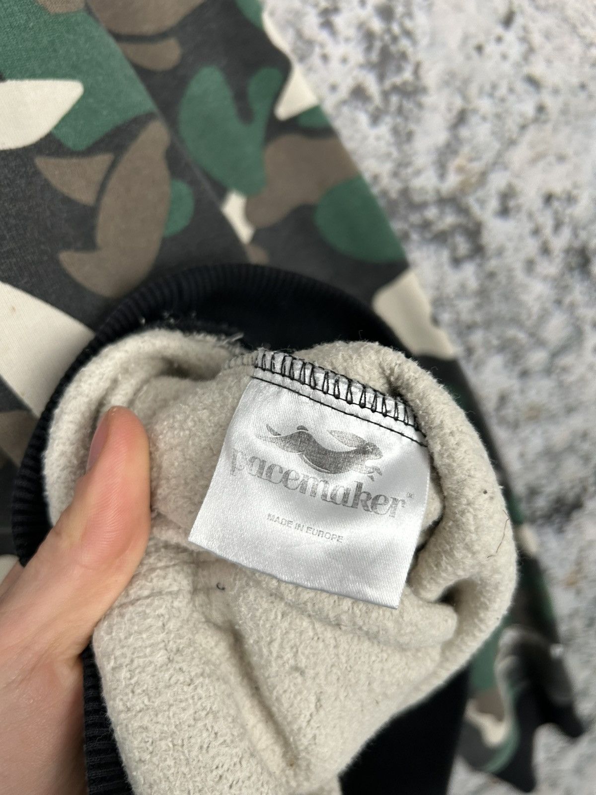 Vintage Vintage Pacemaker Camo Baggy Hoodie Boxy Streetwear Archive Size US M / EU 48-50 / 2 - 7 Thumbnail