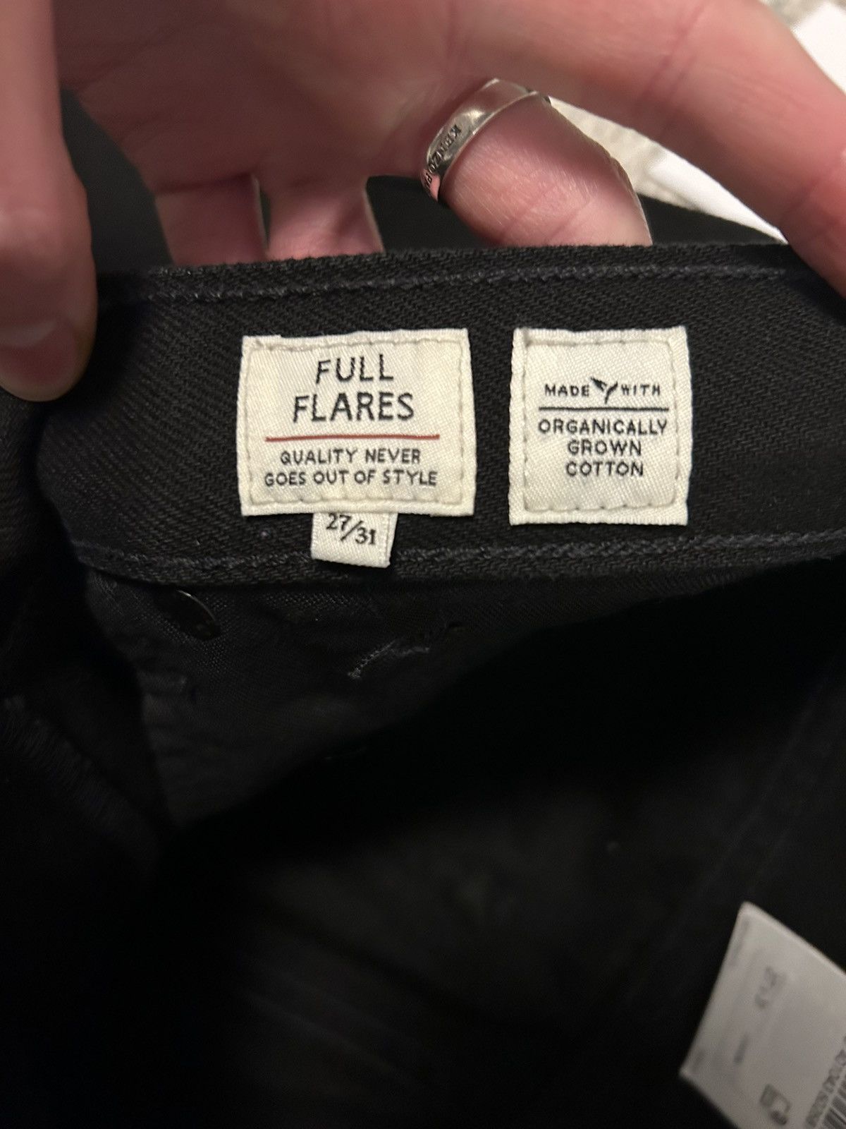 Levi's Made & Crafted Levi’s made and crafted black flare jeans Size 27" / US 4 / IT 40 - 5 Thumbnail