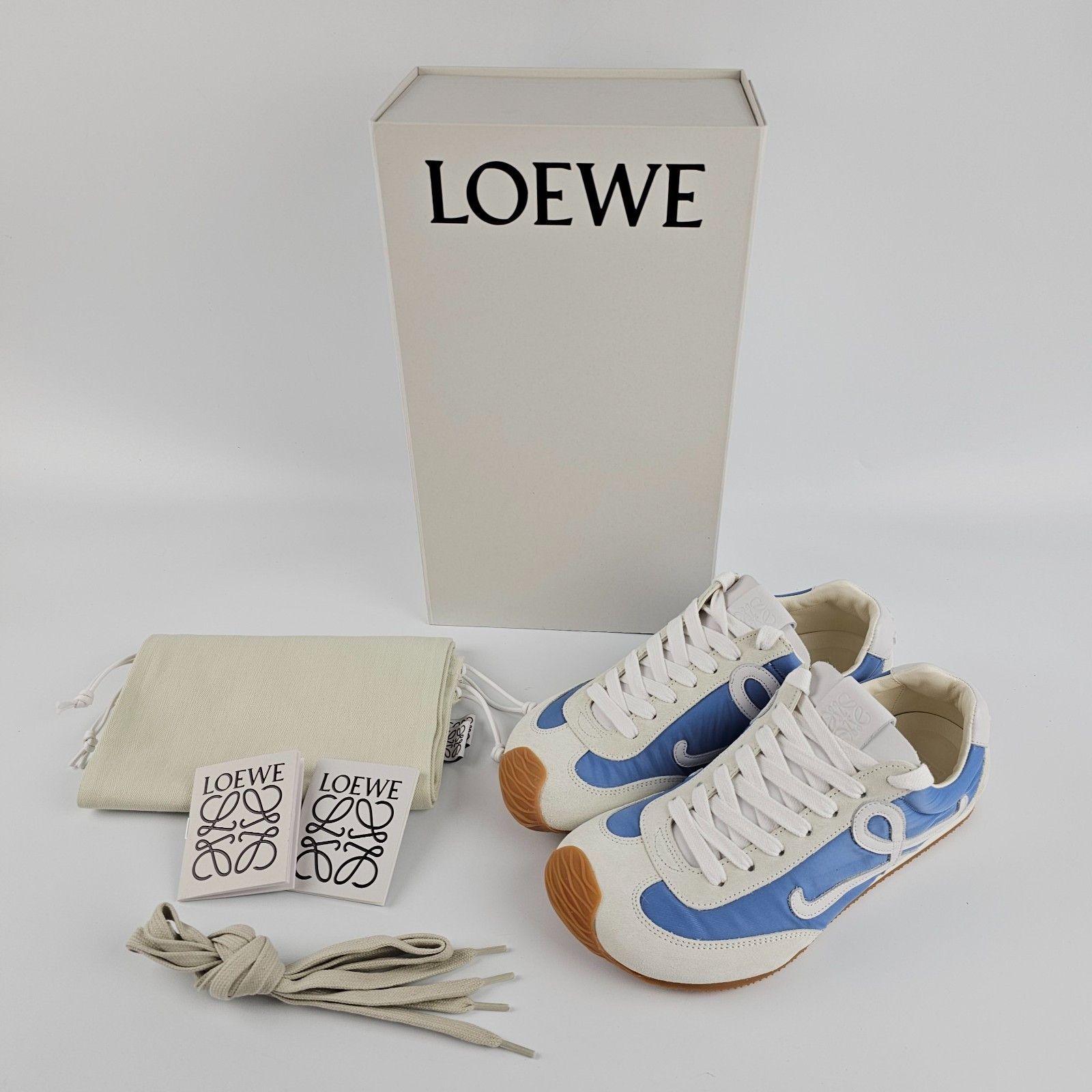 Loewe LOEWE Ballet Runner 2.0 White/Blue Sneakers New & Authentic Size US 8 / IT 38 - 8 Thumbnail