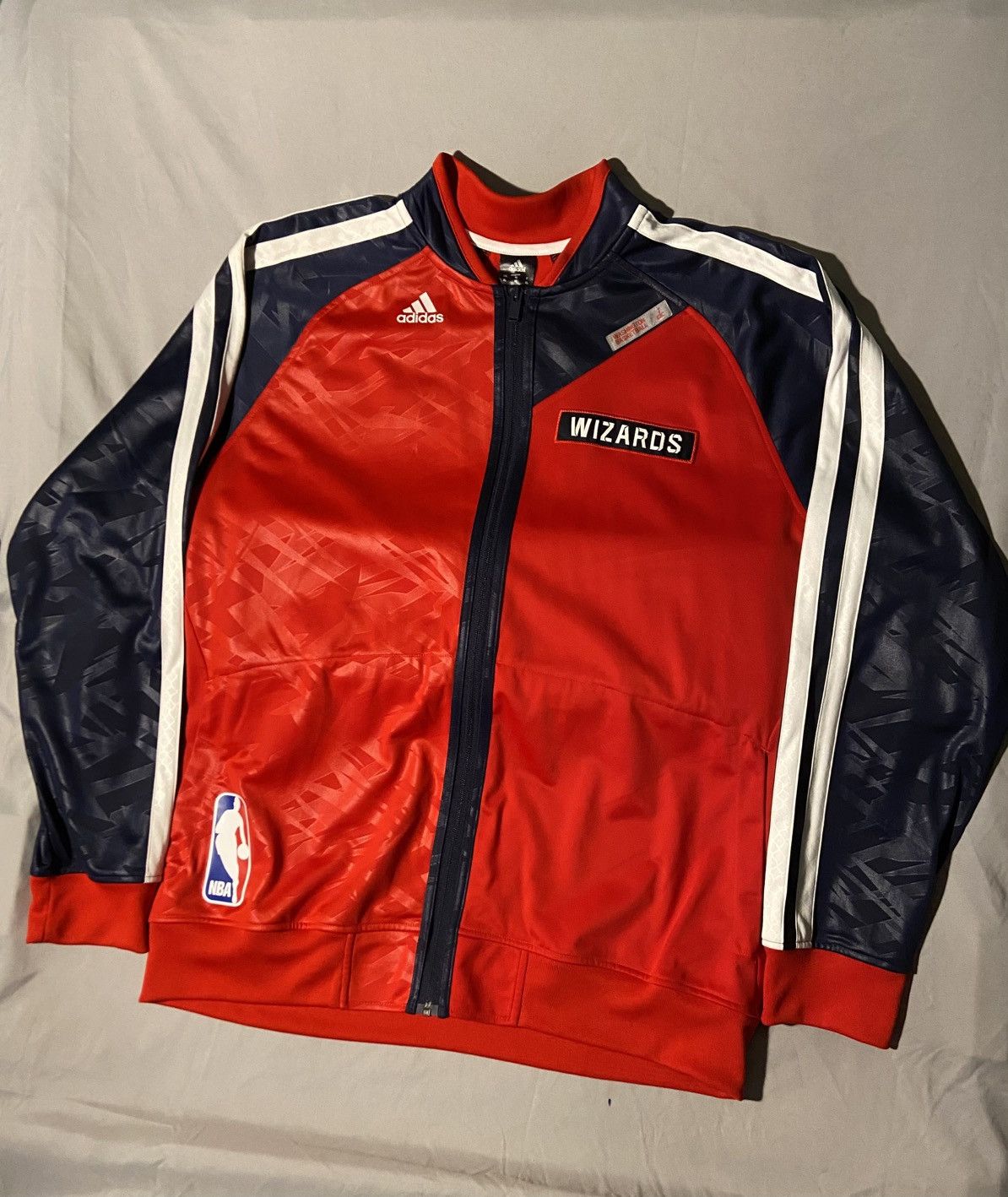 Adidas Adidas Washington Wizards Track Jacket Size US XL / EU 56 / 4 - 1 Thumbnail