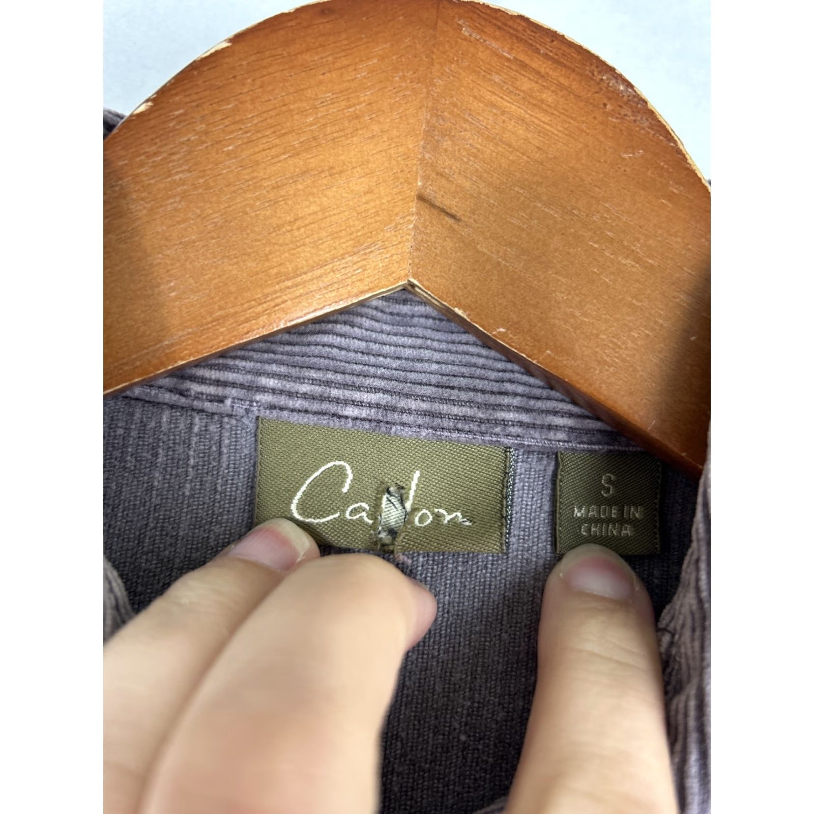 Vintage Caslon Jacket Women’s Corduroy Long Sleeve Purple Button Up Snap Pockets Casual Small Regular Coat Short Sleeve 19” 24.5” 22” Vintage No N/A Size S / US 4 / IT 40 - 6 Thumbnail