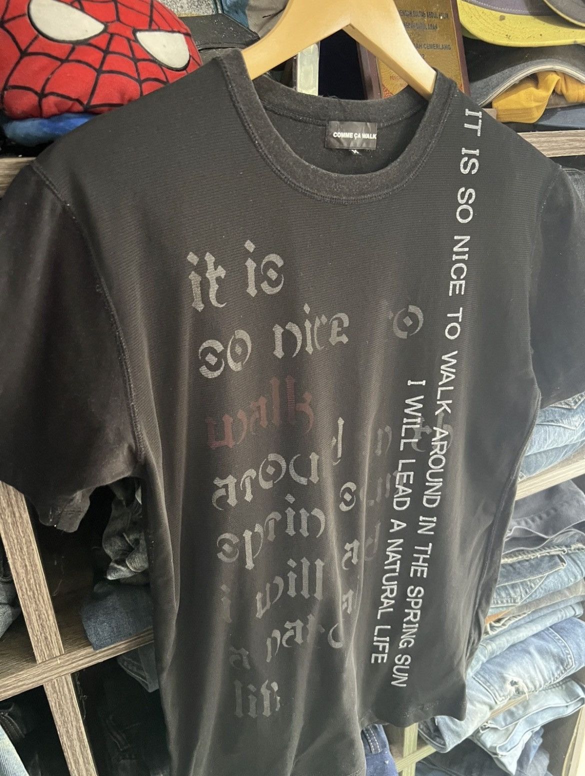 Comme Ca Ism 🔥Comme Ca Walk Double Layer Graphic Tee Size US M / EU 48-50 / 2 - 9 Thumbnail