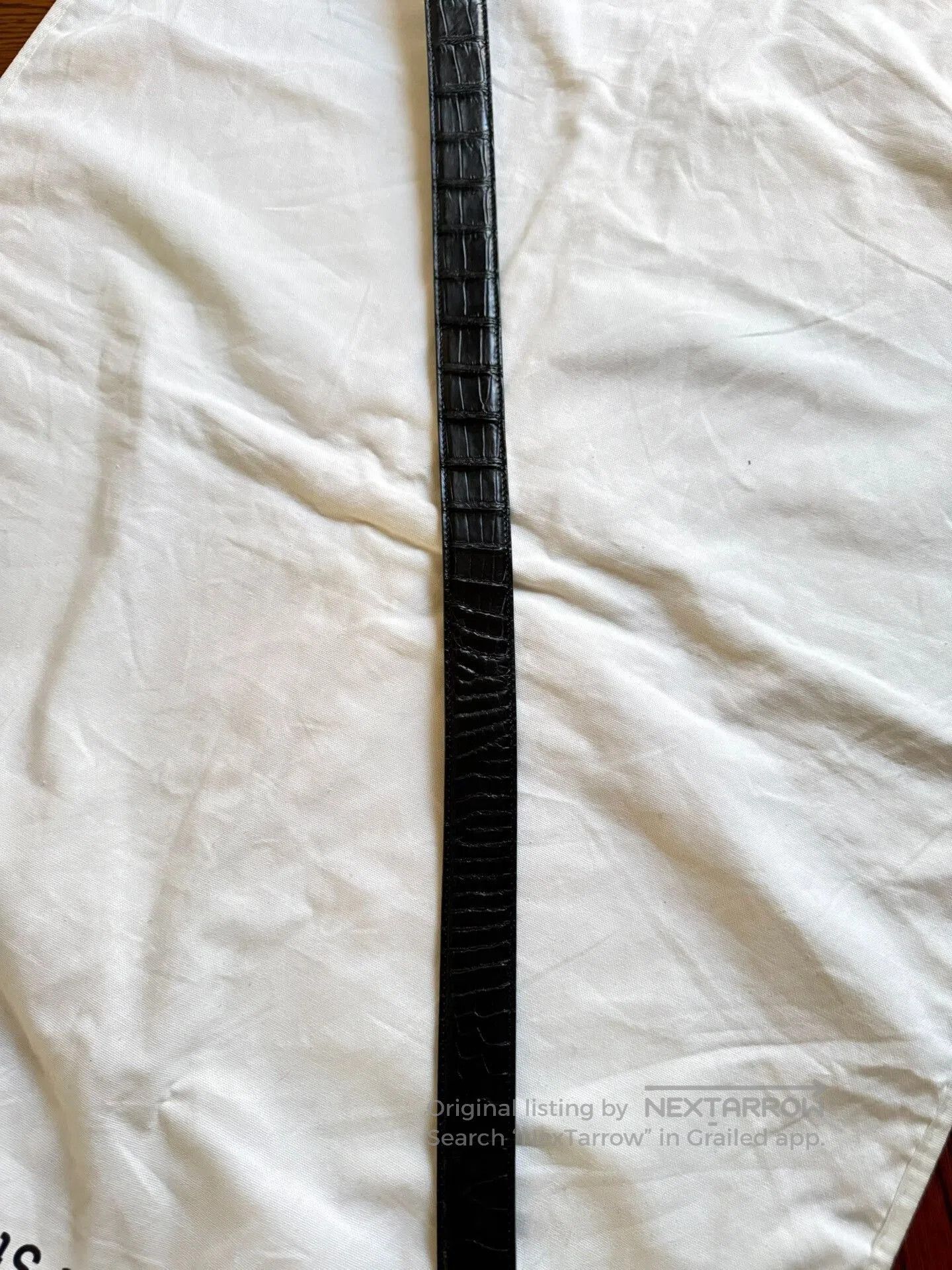Stefano Ricci Stefano Ricci Black Crocodile Belt. Size ONE SIZE - 2 Thumbnail