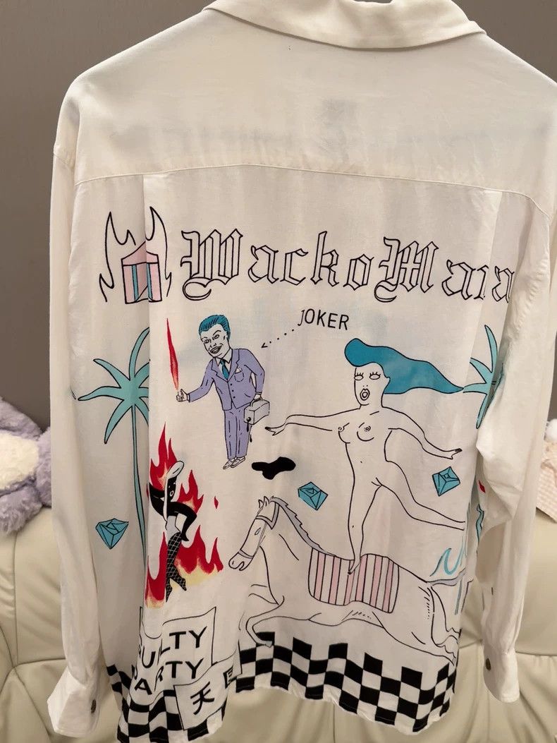 Wacko Maria wacko maria World Peace Theme Shirt 2503-Nextarrow Size US XL / EU 56 / 4 - 1 Thumbnail