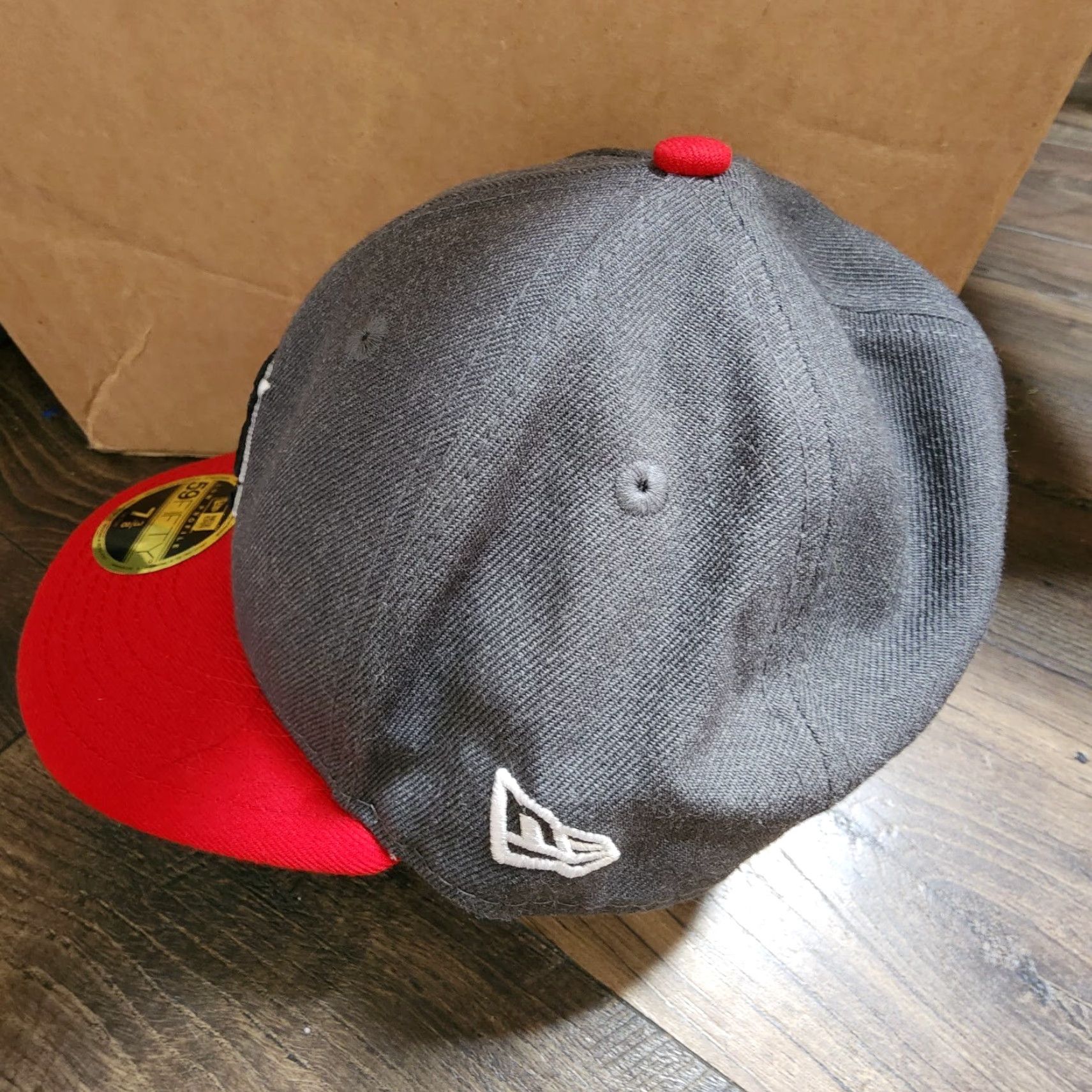 New Era New Era St Louis Cardinals MLB 2 Tone Fitted Hat 7 3/8 Gray Baseball Cap Mens Size ONE SIZE - 3 Thumbnail