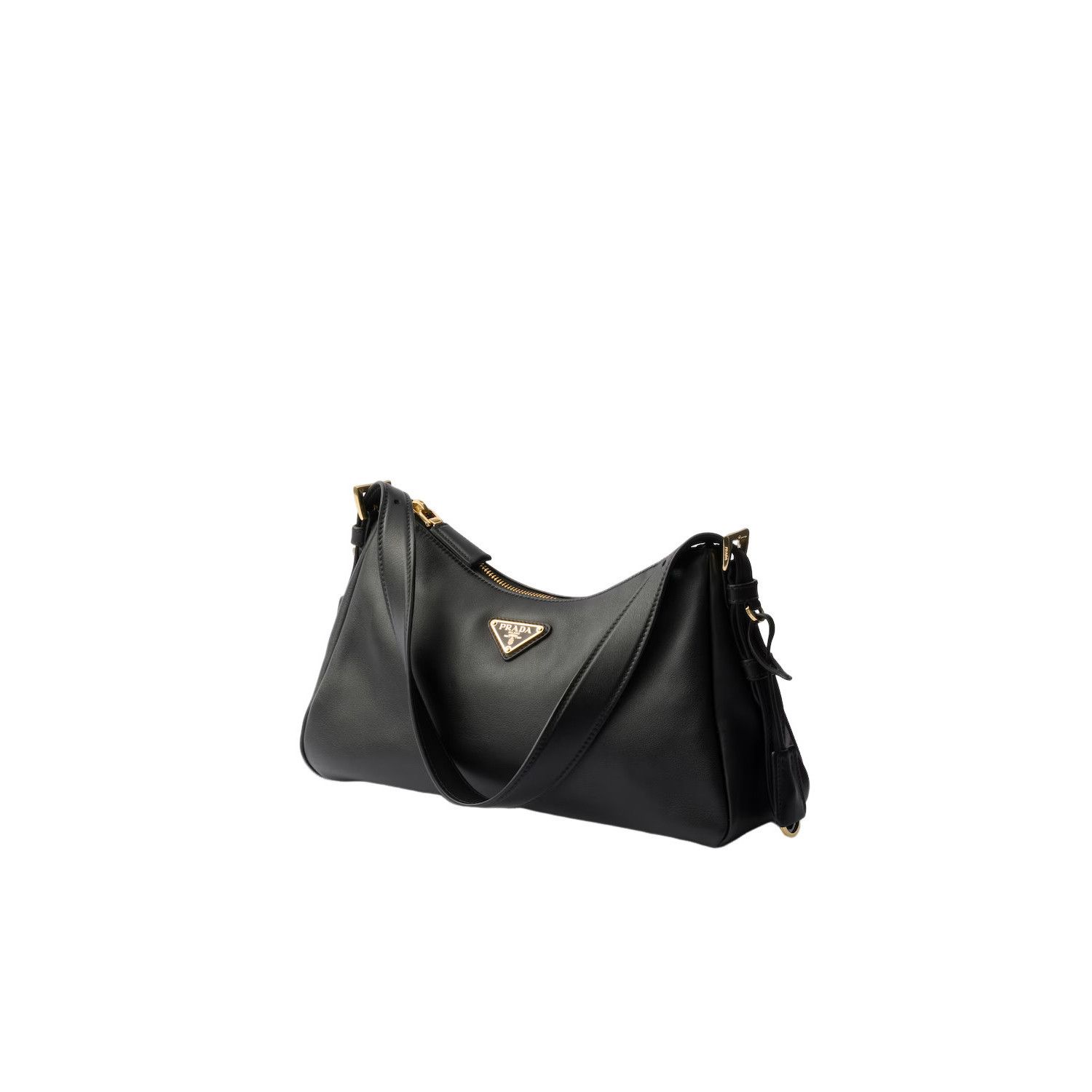 Prada PRADA Aimee Medium $3200 Black Leather Shoulder Bag New And Size ONE SIZE - 2 Thumbnail