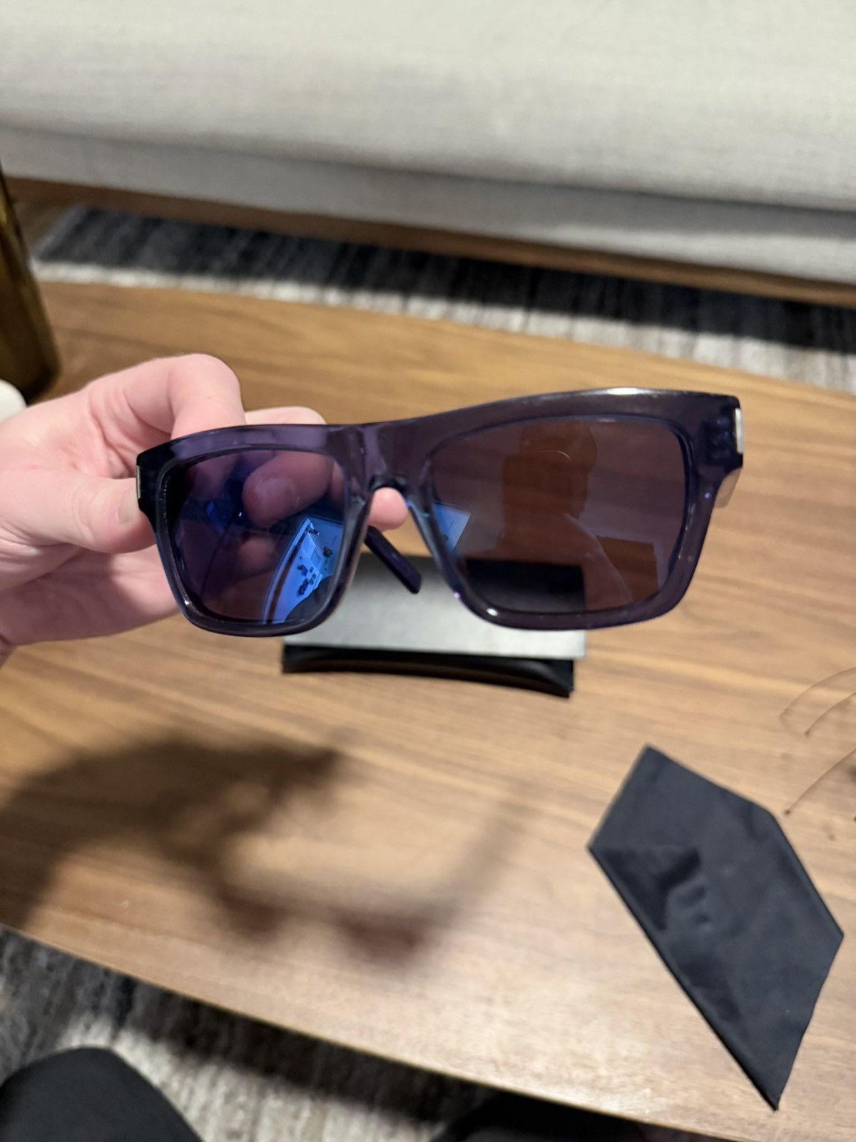 Saint Laurent Paris Bold 5 Frame Sunglasses Size ONE SIZE - 4 Thumbnail