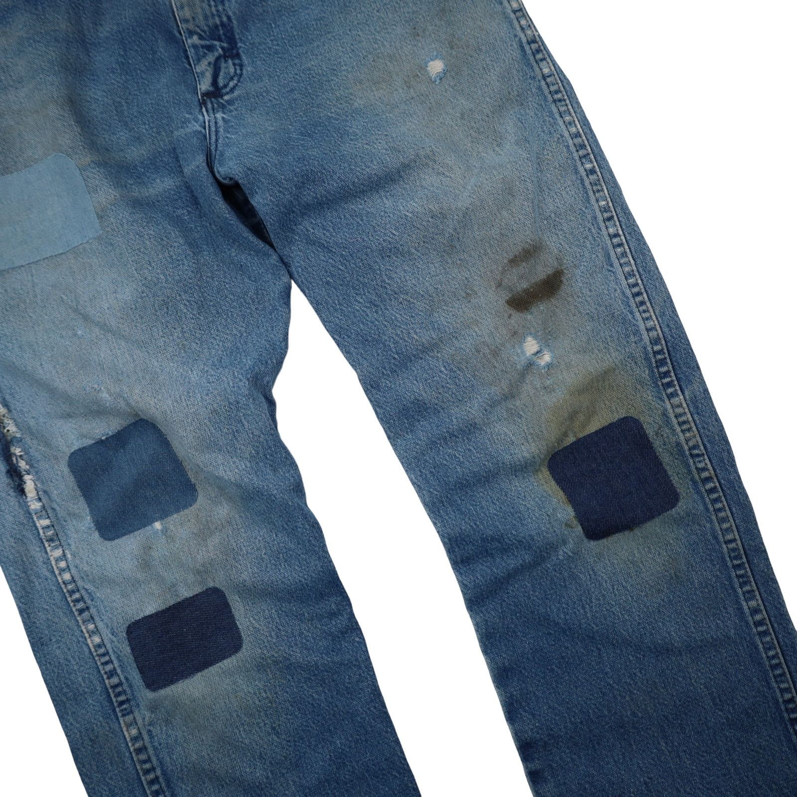 Vintage × Wrangler Vintage Wrangler Distressed Patched Denim Jeans Size US 34 / EU 50 - 3 Thumbnail