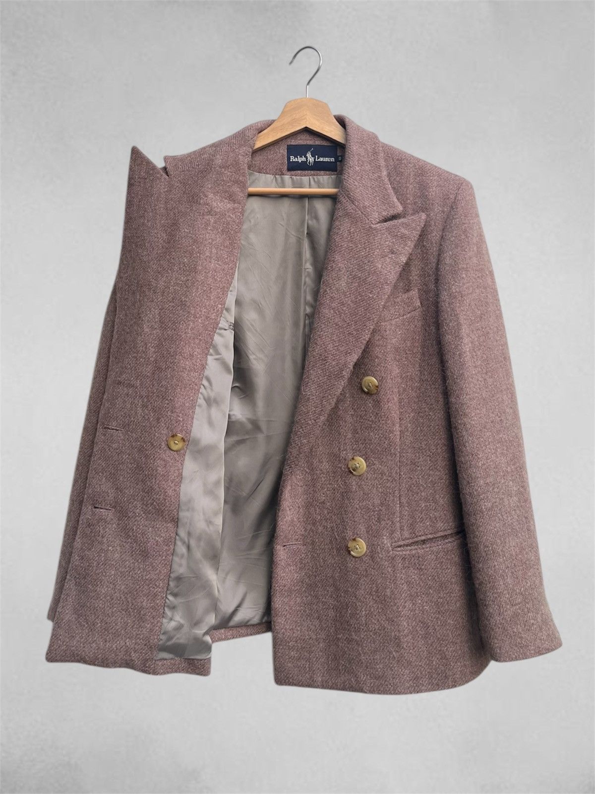 Ralph Lauren Vintage Ralph Lauren Double Breasted Wool Jacket Size M / US 6-8 / IT 42-44 - 4 Thumbnail