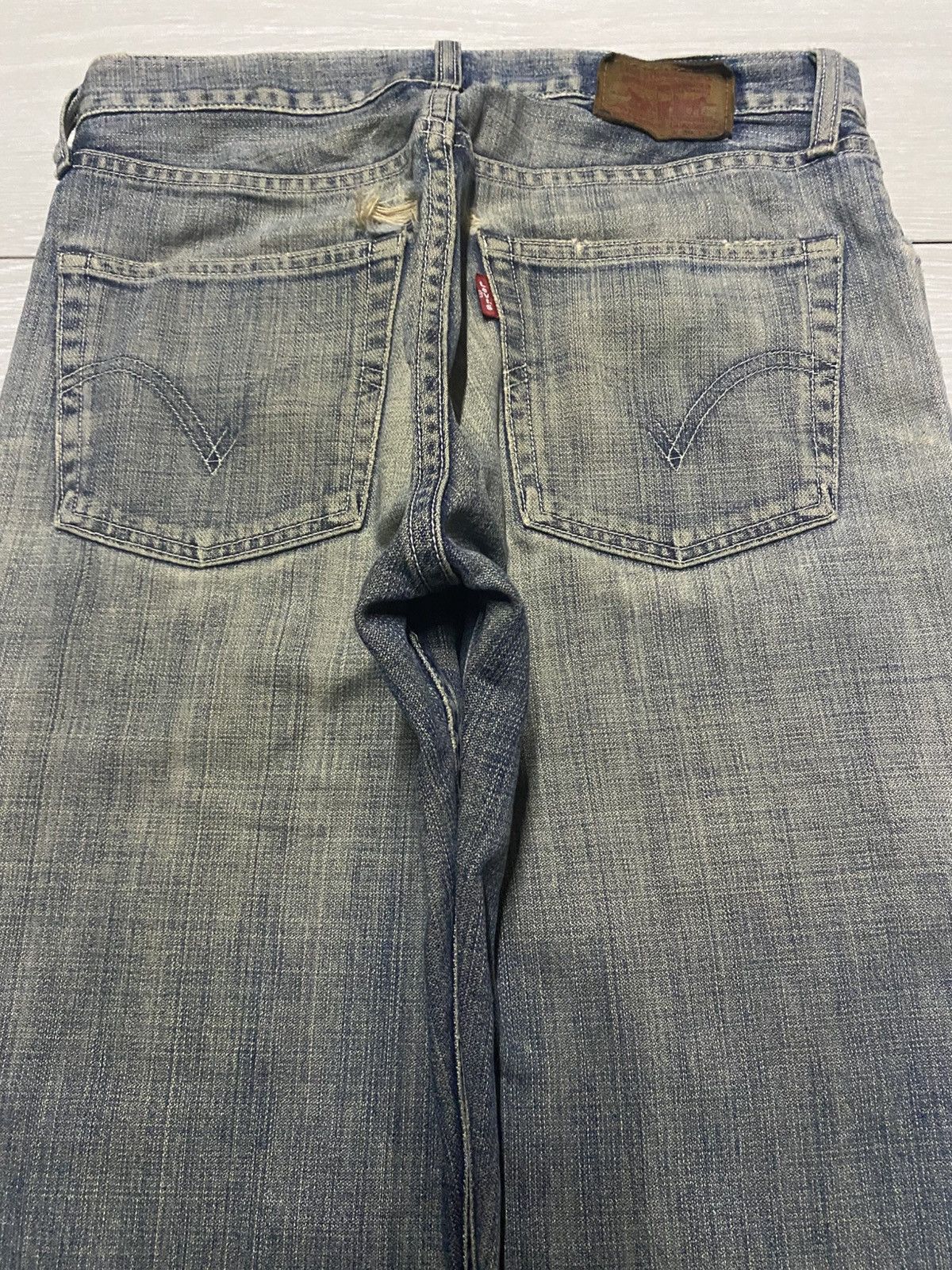 Levi's Vintage Levis 503 Top Button J41 Mud Wash Streetwear Jeans Size US 28 / EU 44 - 4 Thumbnail