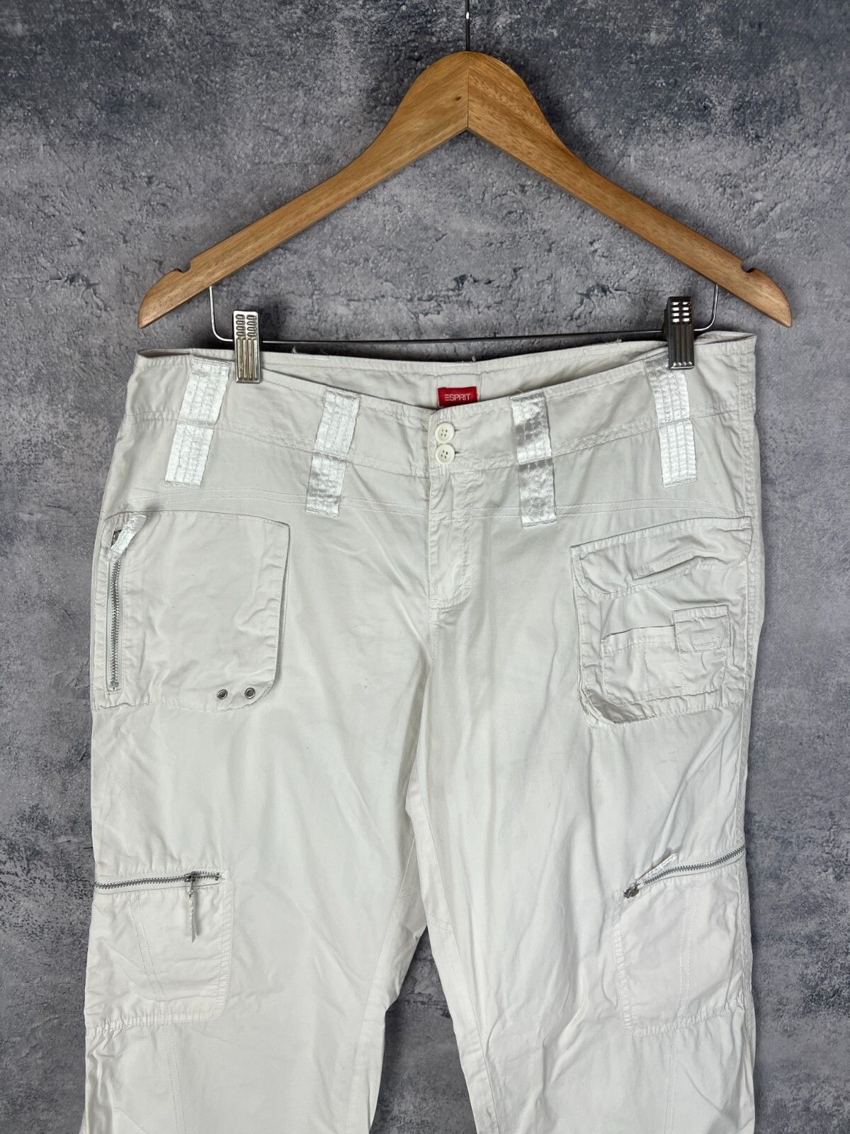 Other Cargo Pants Women's Size 13 White ` Size 36" / US 14 / IT 50 - 2 Thumbnail