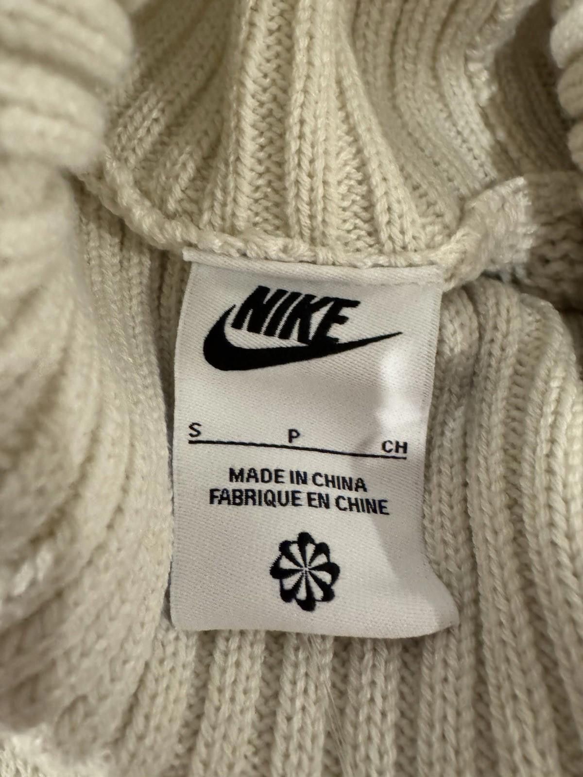 Nike Nike Life Cable Knit Turtleneck Sweater Bone Mens Size S Size US S / EU 44-46 / 1 - 6 Thumbnail