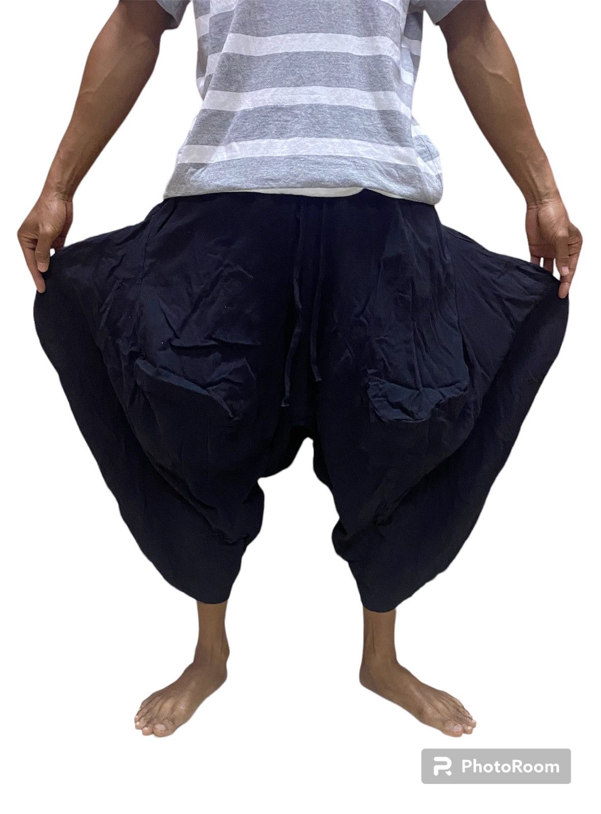 Japanese Brand Yohji Yamamoto Inspired Hakama Balloon Pants Size 27-34 Size US 34 / EU 50 - 15 Thumbnail