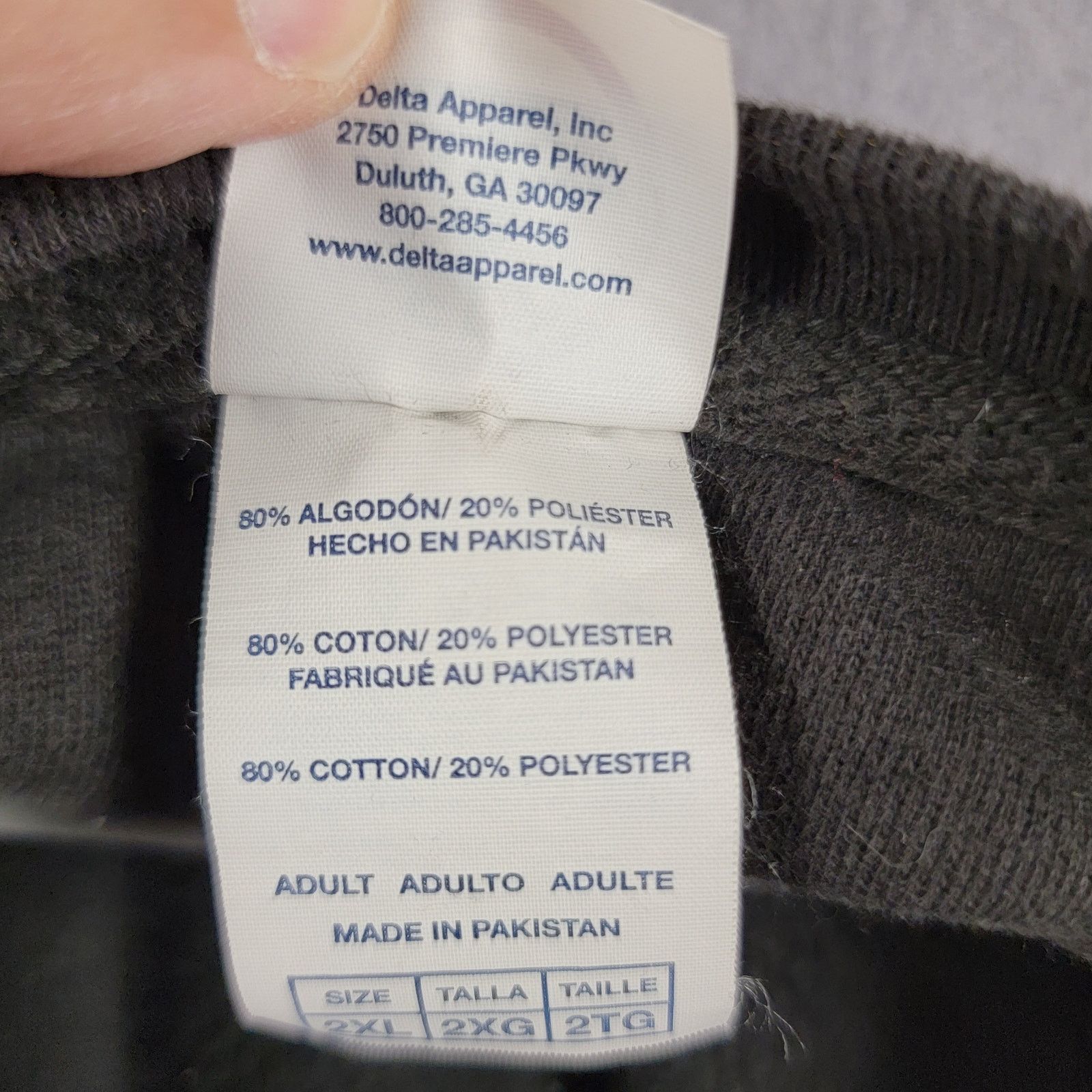 Delta Rugrats Vintage Pullover Black Delta Tag Sz 2XL Mens (270) Size US XXL / EU 58 / 5 - 5 Thumbnail