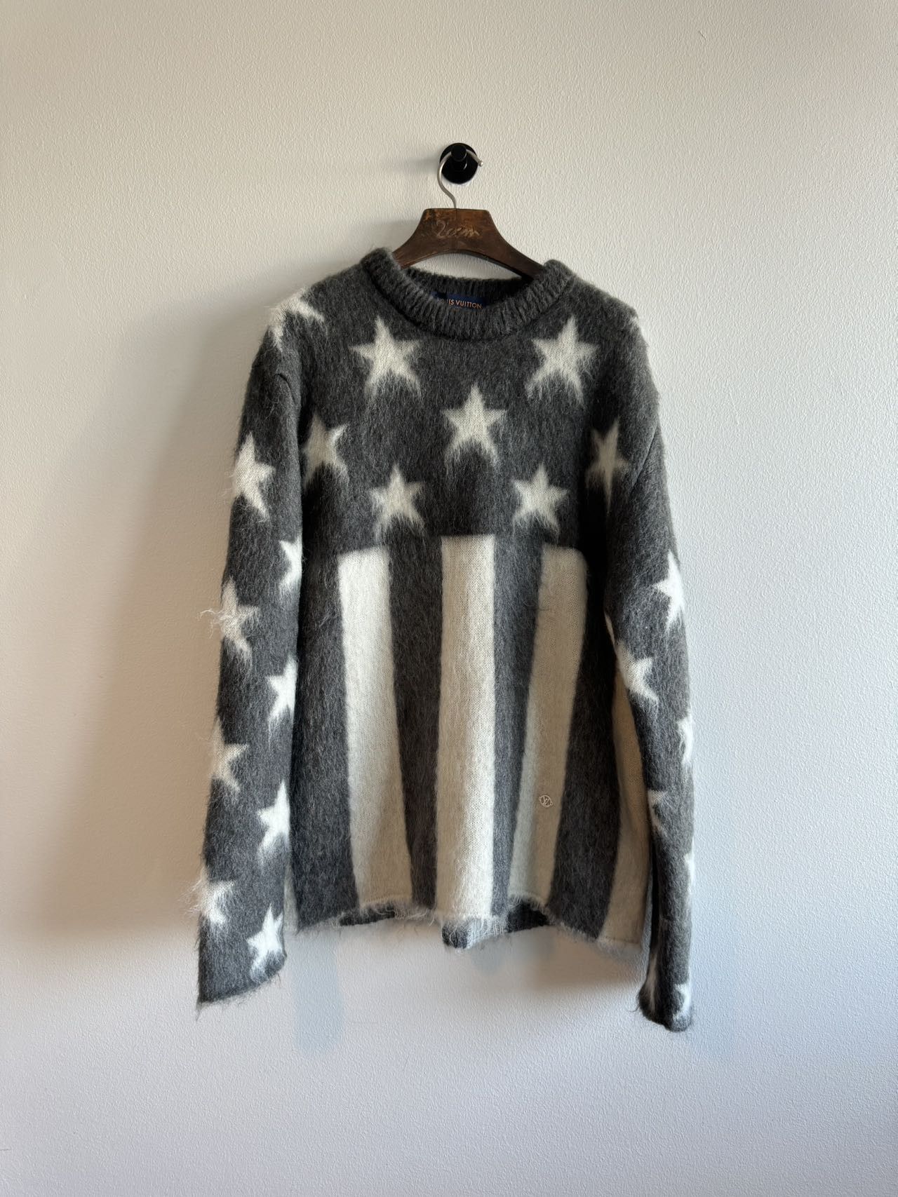 Louis Vuitton x Virgil Abloh Mohair Flag Sweater