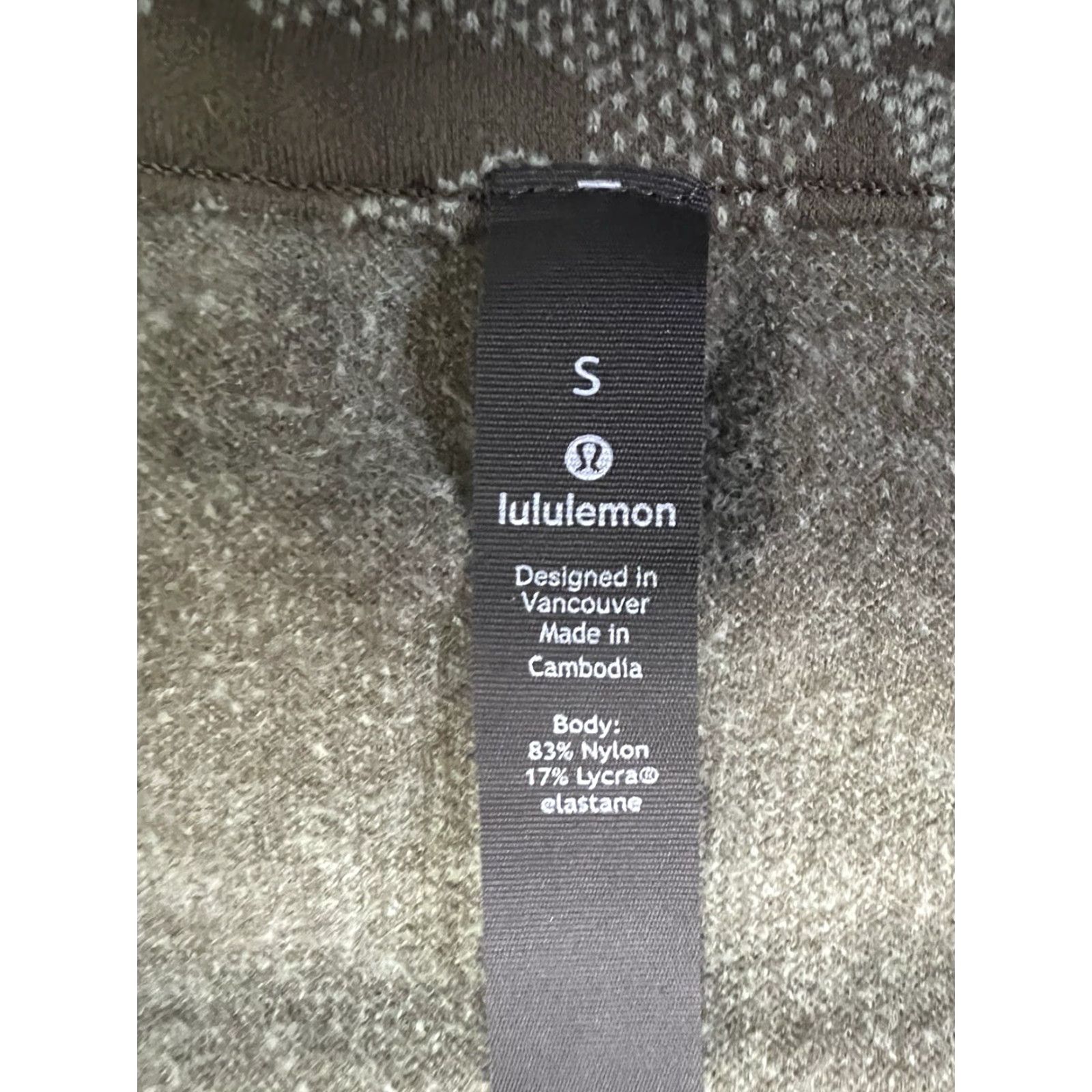 Lululemon Lululemon Hoodie Mens Small Green Campouflage Surge Warm Jacquard Sweatshirt Full Zip Running Size US S / EU 44-46 / 1 - 7 Thumbnail