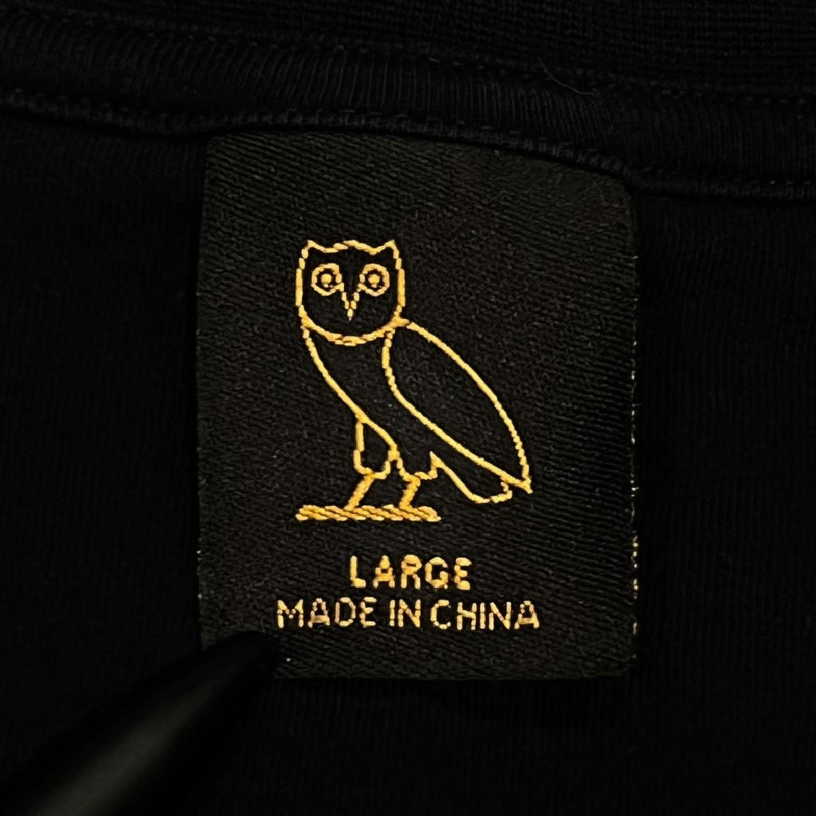 October's Very Own OVO Drake Octobers Very Own Black Owl Logo Long Sleeve Shirt Size US L / EU 52-54 / 3 - 4 Thumbnail