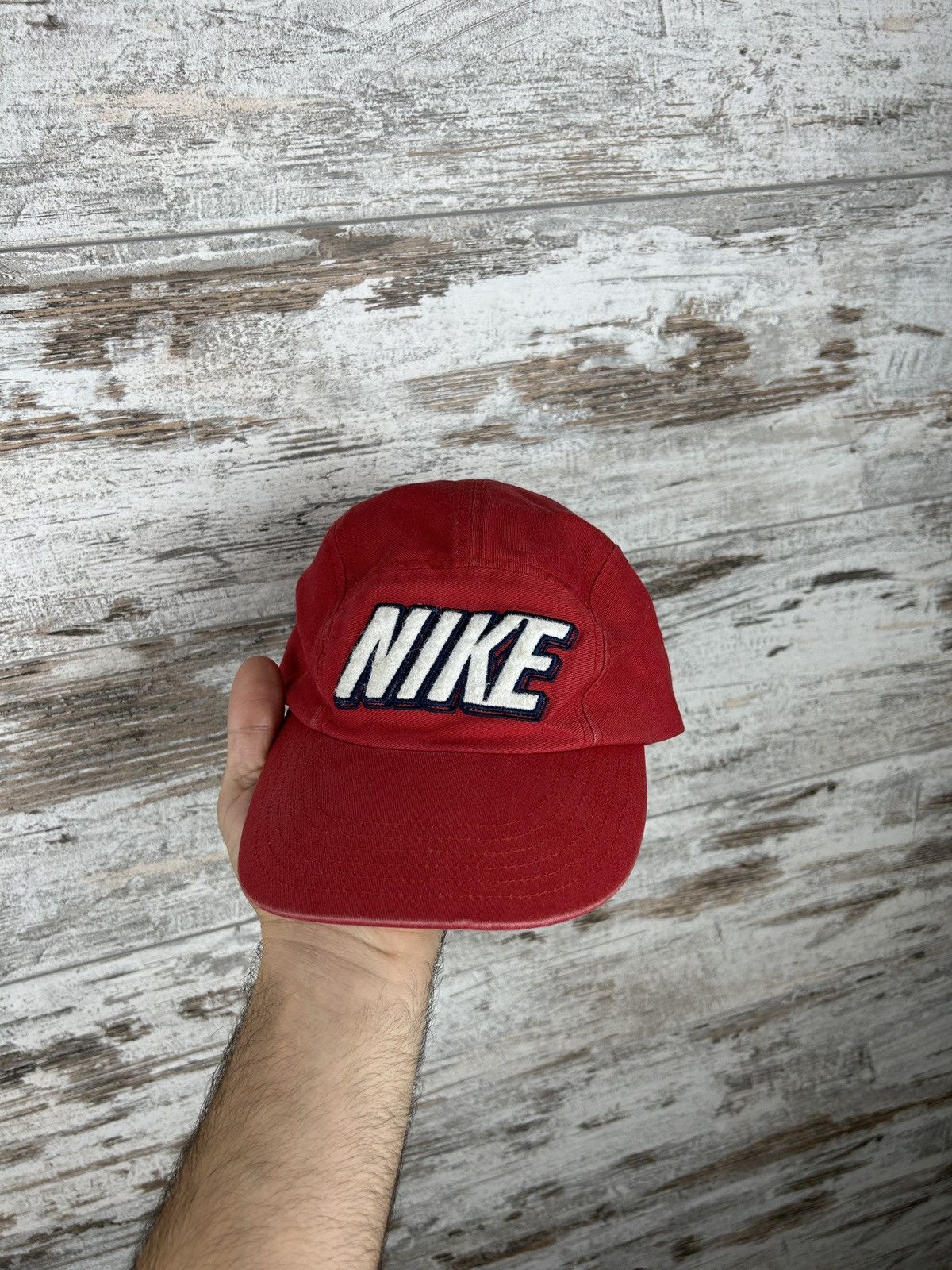 Nike × Vintage Vintage Nike 5 panel five cap hats y2k rare streetwear Size ONE SIZE - 2 Thumbnail
