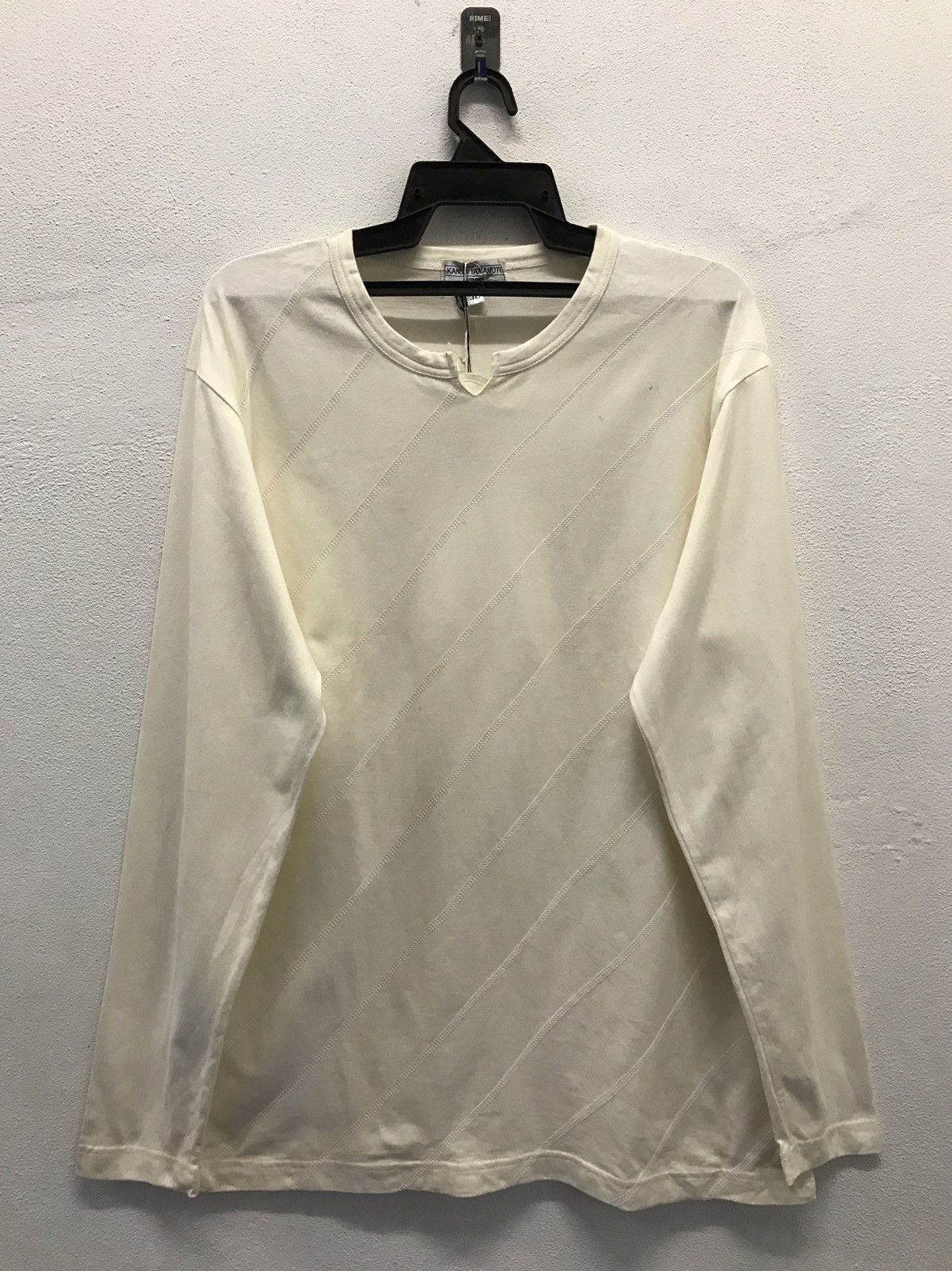 Kansai Yamamoto × Vintage Vintage Kansai Yamamoto Homme Long Sleeve Shirt Size US L / EU 52-54 / 3 - 1 Thumbnail