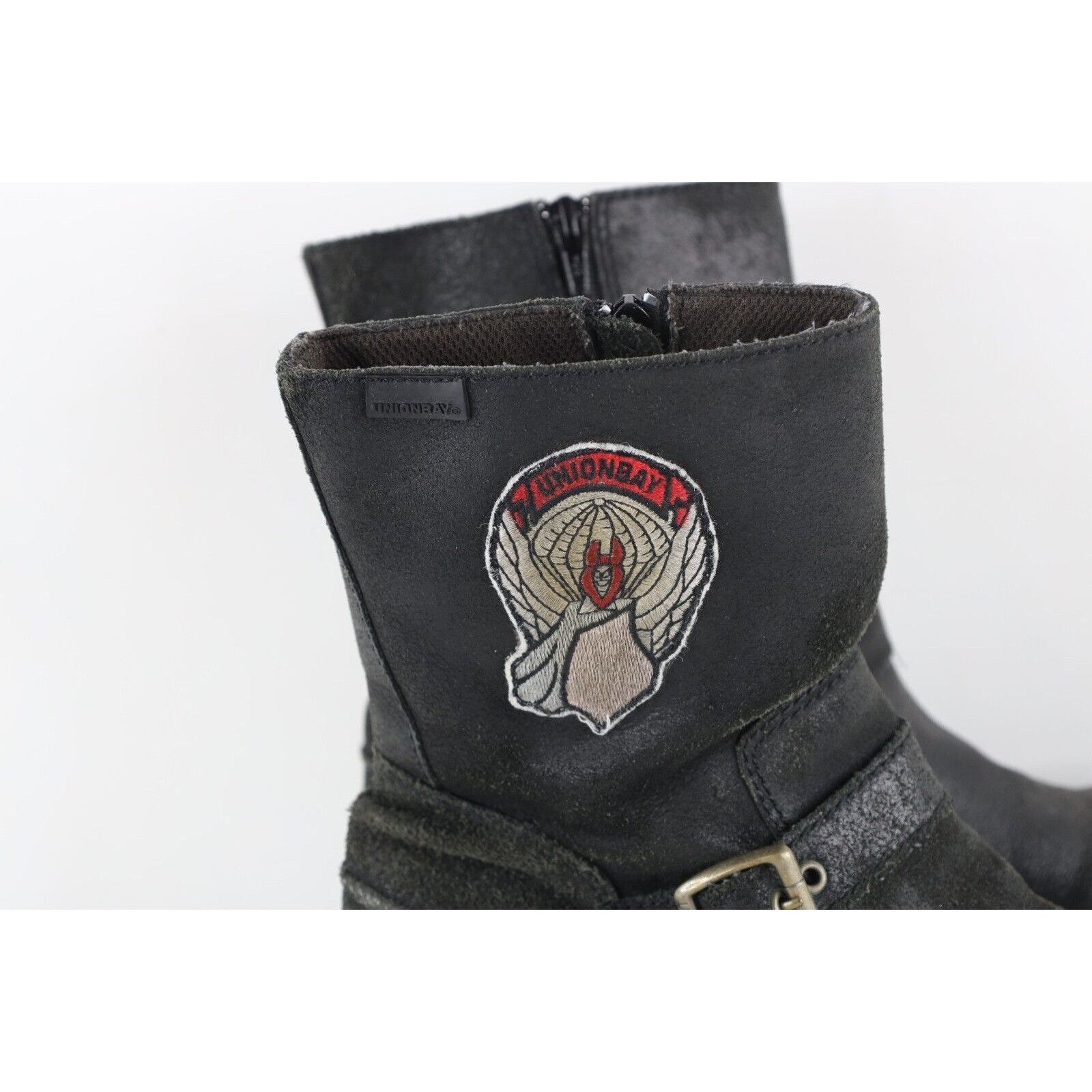 UNIONBAY × Vintage Vintage 90s Y2K Unionbay Chunky Suede Leather Platform Boots Size US 8.5 / IT 38.5 - 6 Thumbnail
