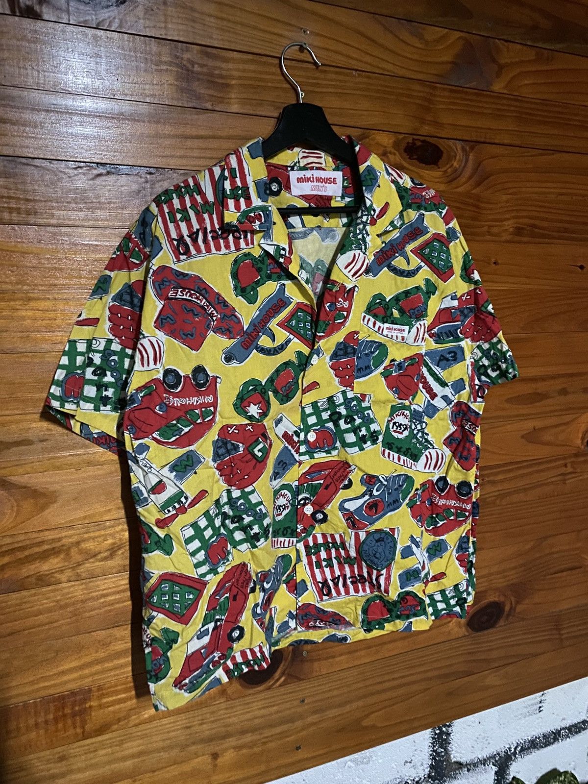 Japanese Brand Vintage Miki House All-Over Print Shirt Harajuku Style Size US M / EU 48-50 / 2 - 5 Thumbnail