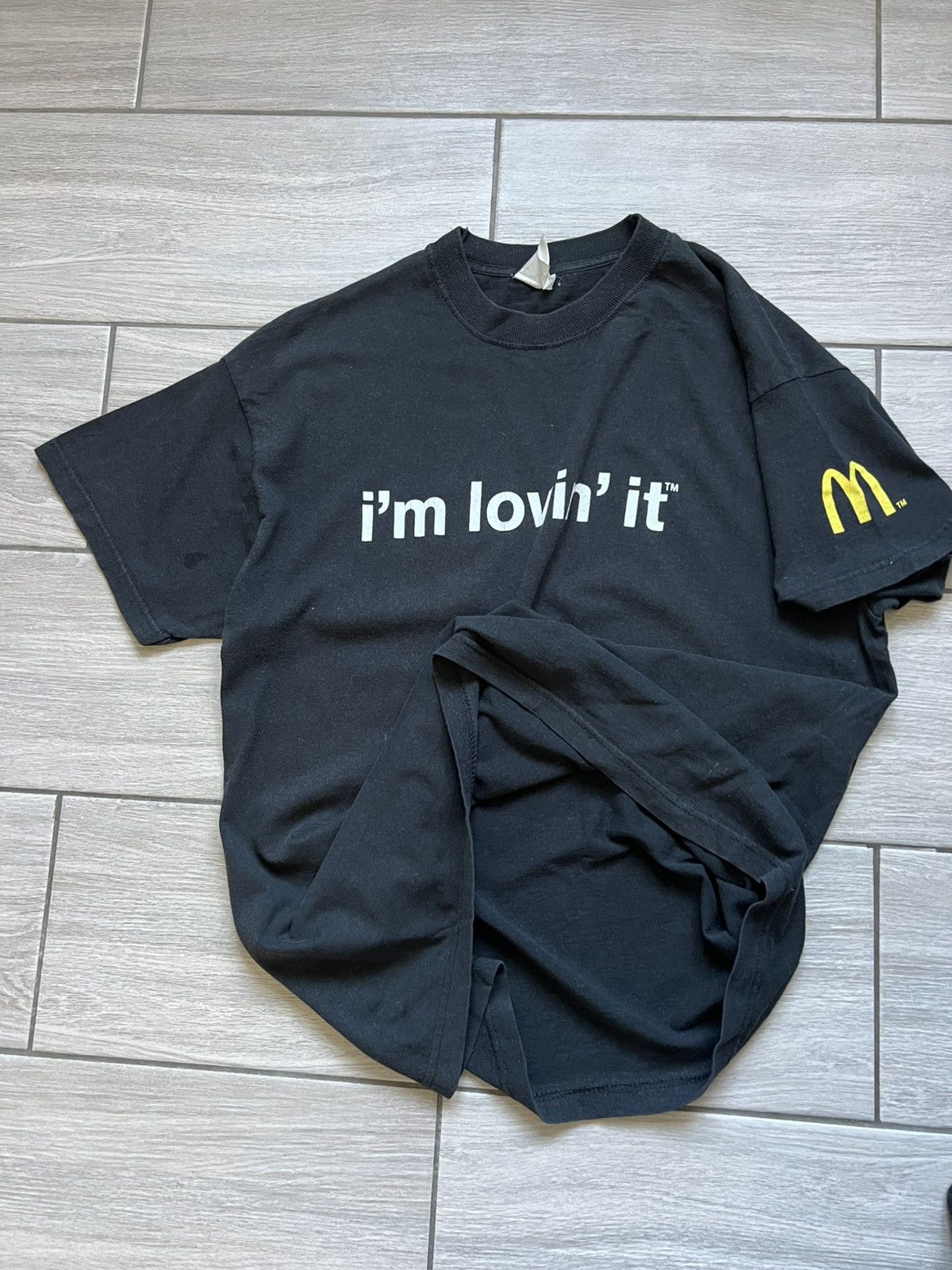 Vintage Vintage 00s ADULT " IM LOVIT IT McDonald " Size US M / EU 48-50 / 2 - 9 Thumbnail