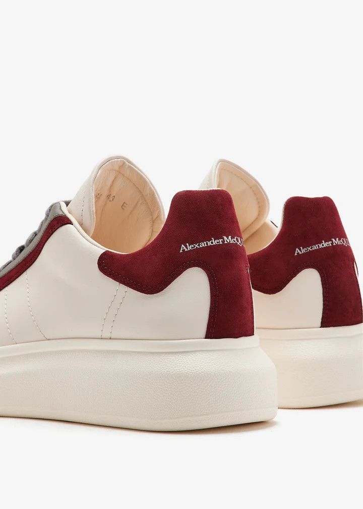 Alexander McQueen o1w1db10925 Oversized Retro Sneaker in White/Red Size US 8 / EU 41 - 4 Thumbnail