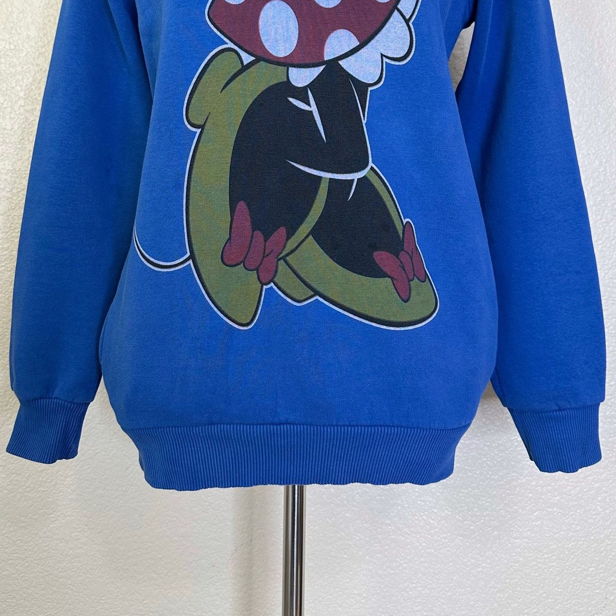 Mickey Mouse Minnie Mouse Ear Hoodie Blue Pullover Sweatshirt Size S / US 4 / IT 40 - 3 Thumbnail