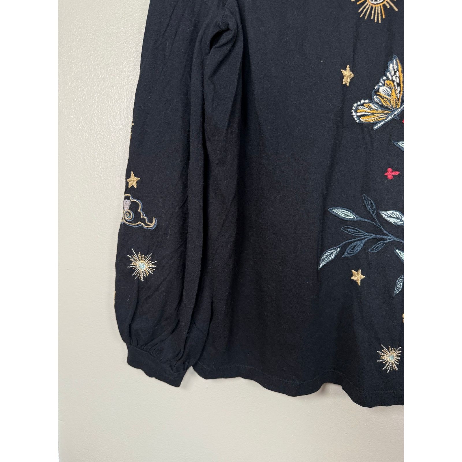 Johnny Was Johnny Was Selah Cuffed Puff Whimsigoth Embroidered Shirt S Size S / US 4 / IT 40 - 10 Thumbnail