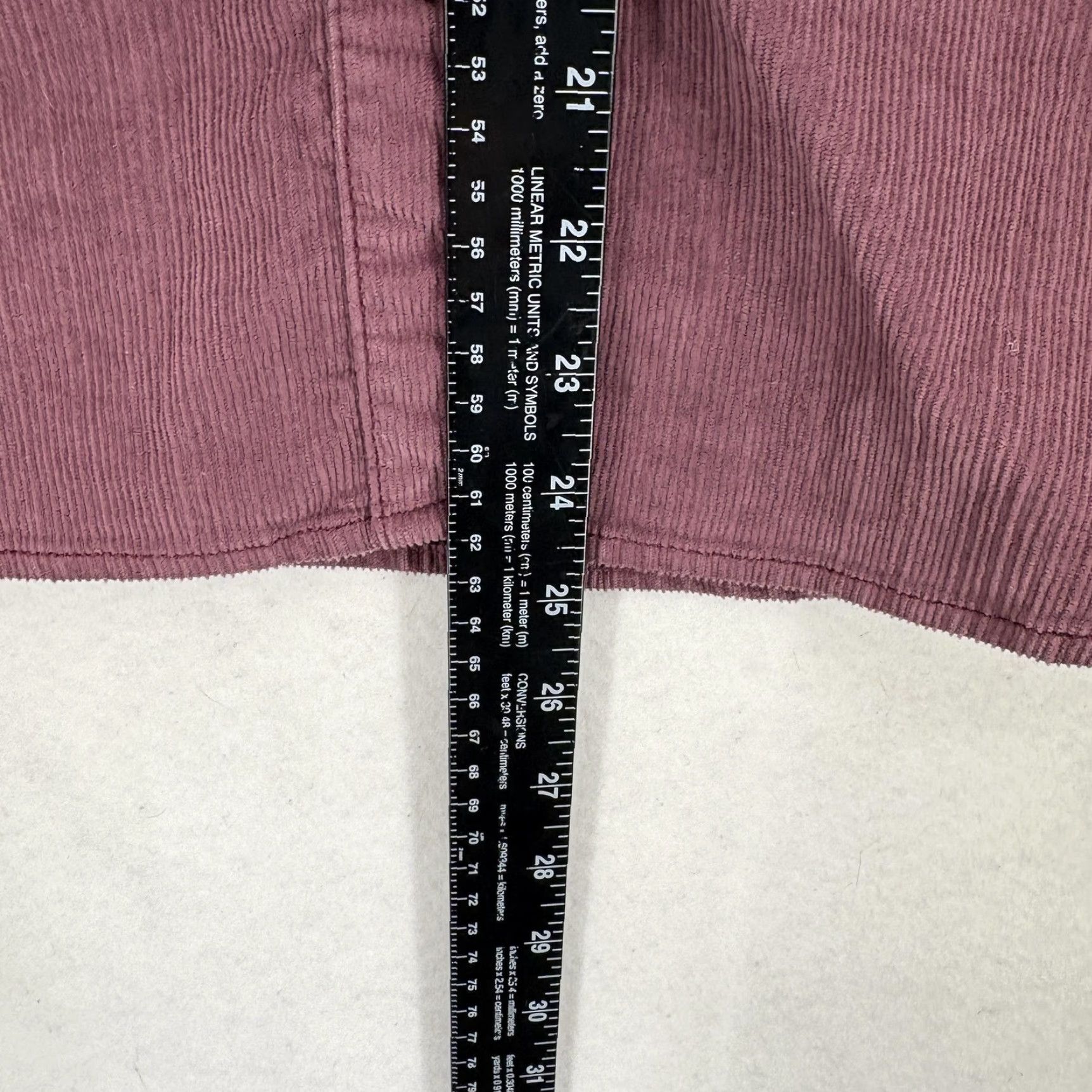 Faherty VINTAGE Faherty Stretch Cord Western Shirt Womens Small Catawba Grape Corduroy Cowboy Size S / US 4 / IT 40 - 7 Thumbnail