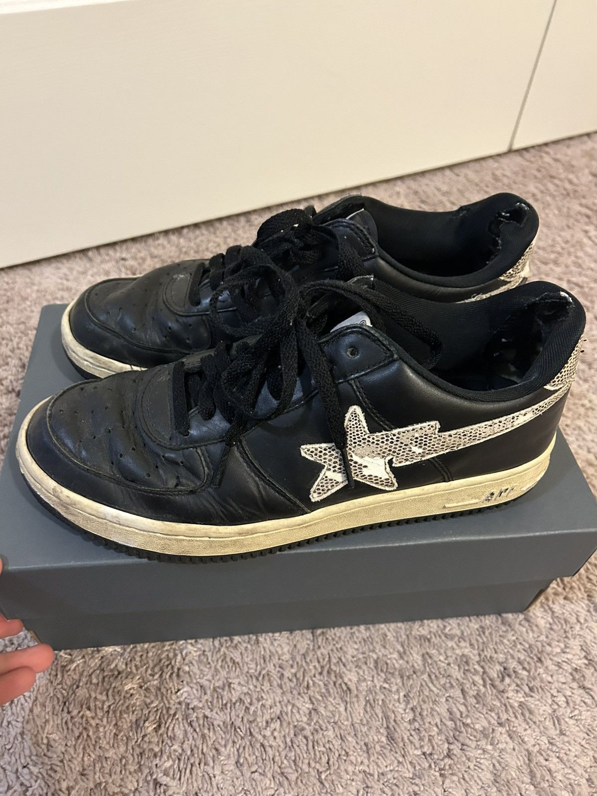 Bape Bapesta FS-001 Snakeskin - Size 9.5 Size US 9.5 / EU 42-43 - 3 Thumbnail