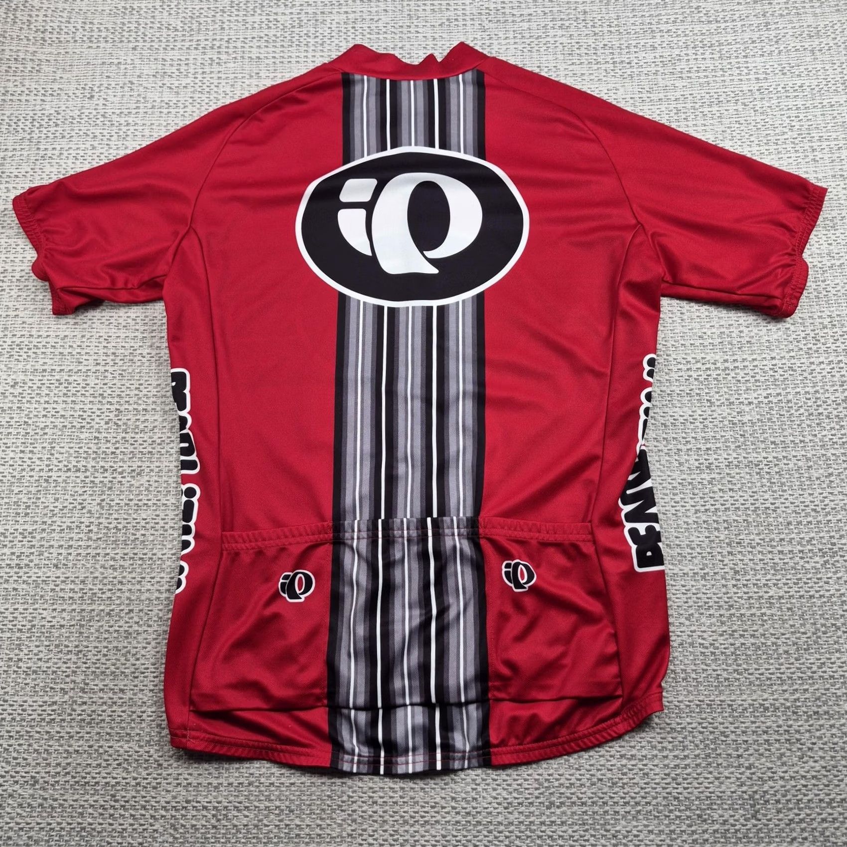 PEARL iZUMi VINTAGE Pearl Izumi Cycling Jersey Mens XL Red 1/4 Zip Striped Logo 2004 Size US XL / EU 56 / 4 - 6 Thumbnail
