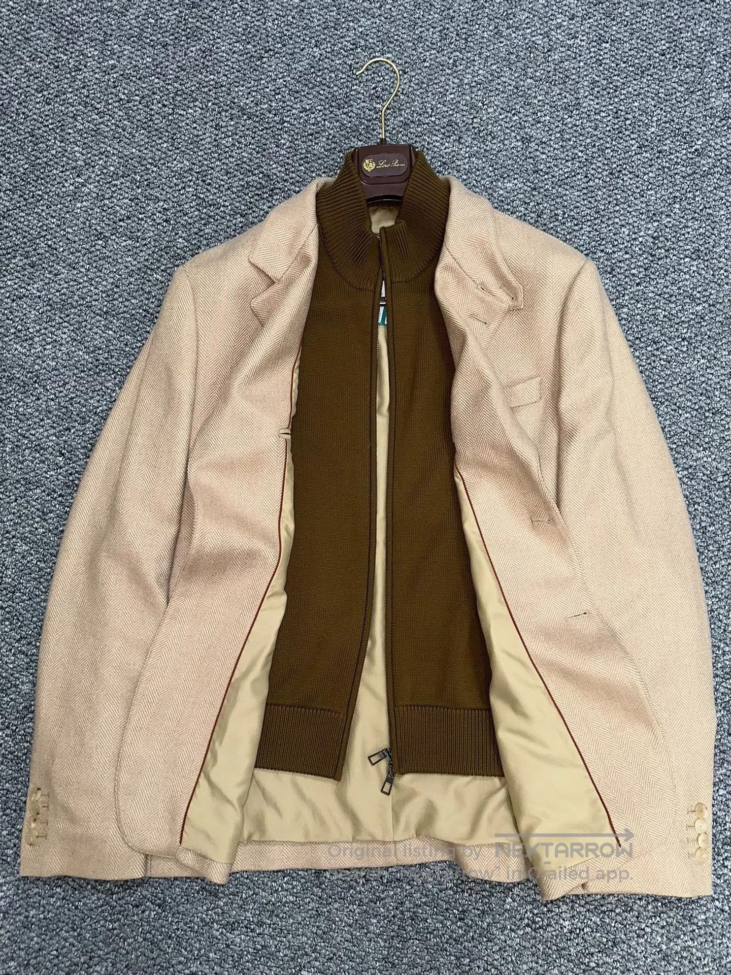 Loro Piana Loro Piana Baby Camel Blazer W/ Detachable Sweater. Size US XXL / EU 58 / 5 - 3 Thumbnail