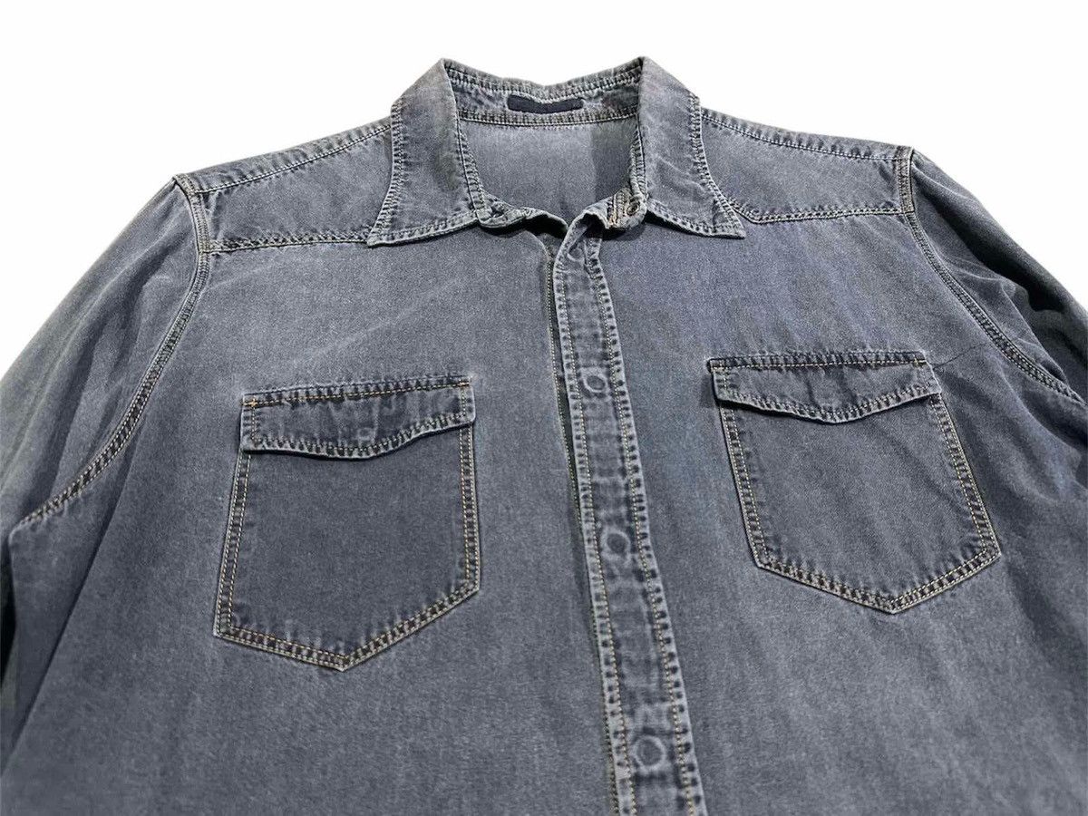 Prada 🔥Archived Prada Indigo Denim Shirt 2012 Size US L / EU 52-54 / 3 - 2 Thumbnail