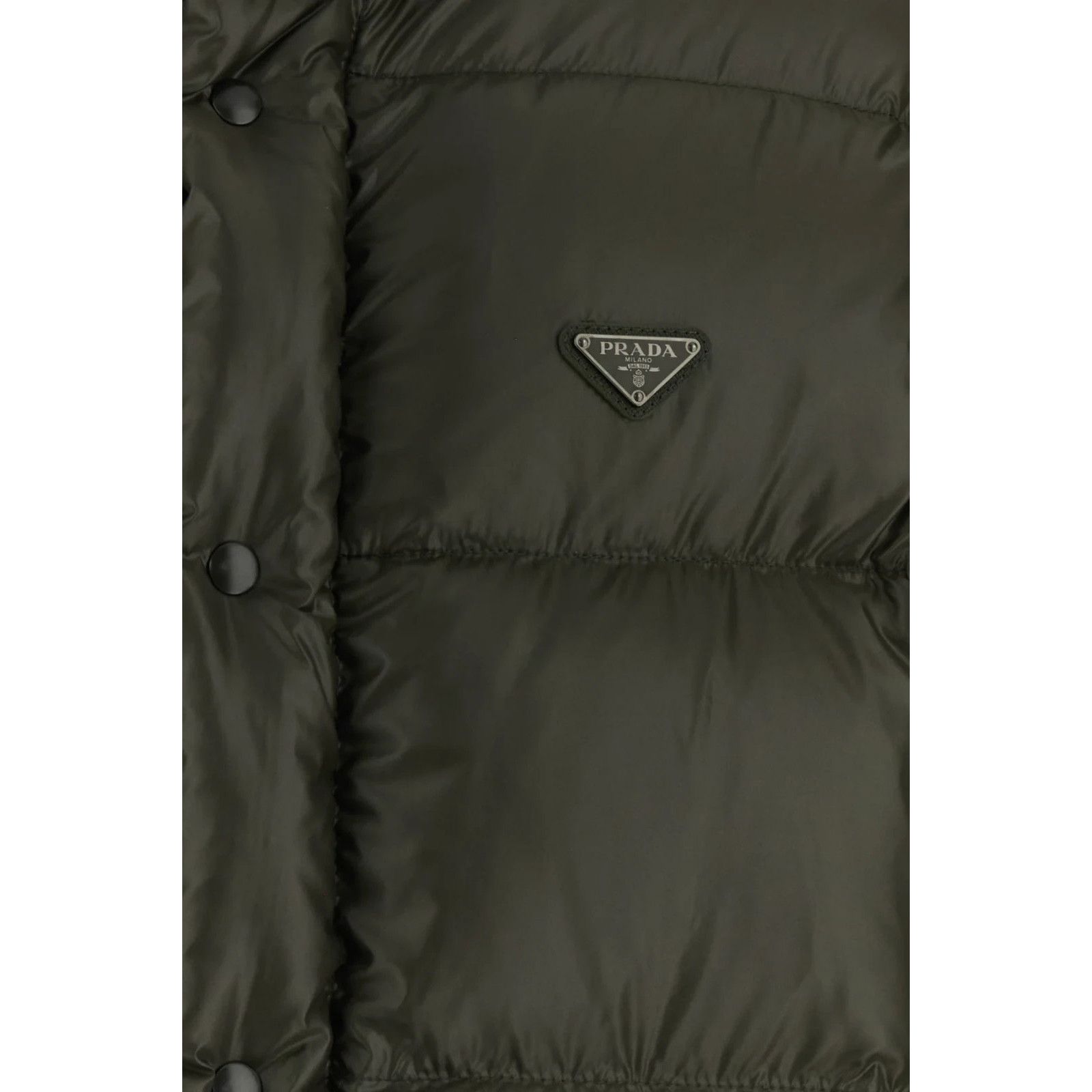 Prada PRADA Olive Green Nylon Down Jacket New & Authentic (Men's s Size US L / EU 52-54 / 3 - 3 Thumbnail