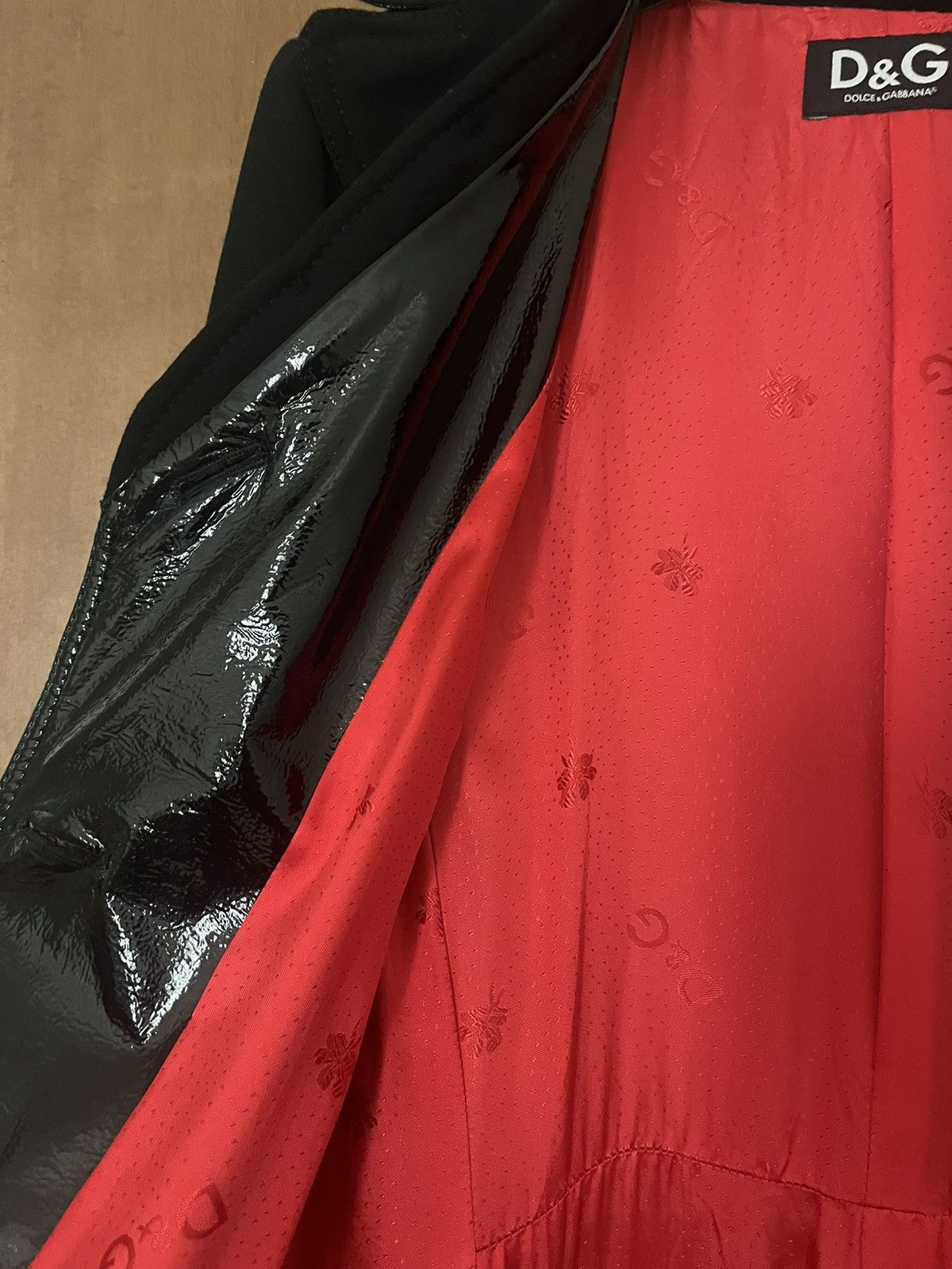 Dolce & Gabbana Dolce & Gabbana D&G Y2K Archive Black Long Coat Size M / US 6-8 / IT 42-44 - 4 Thumbnail