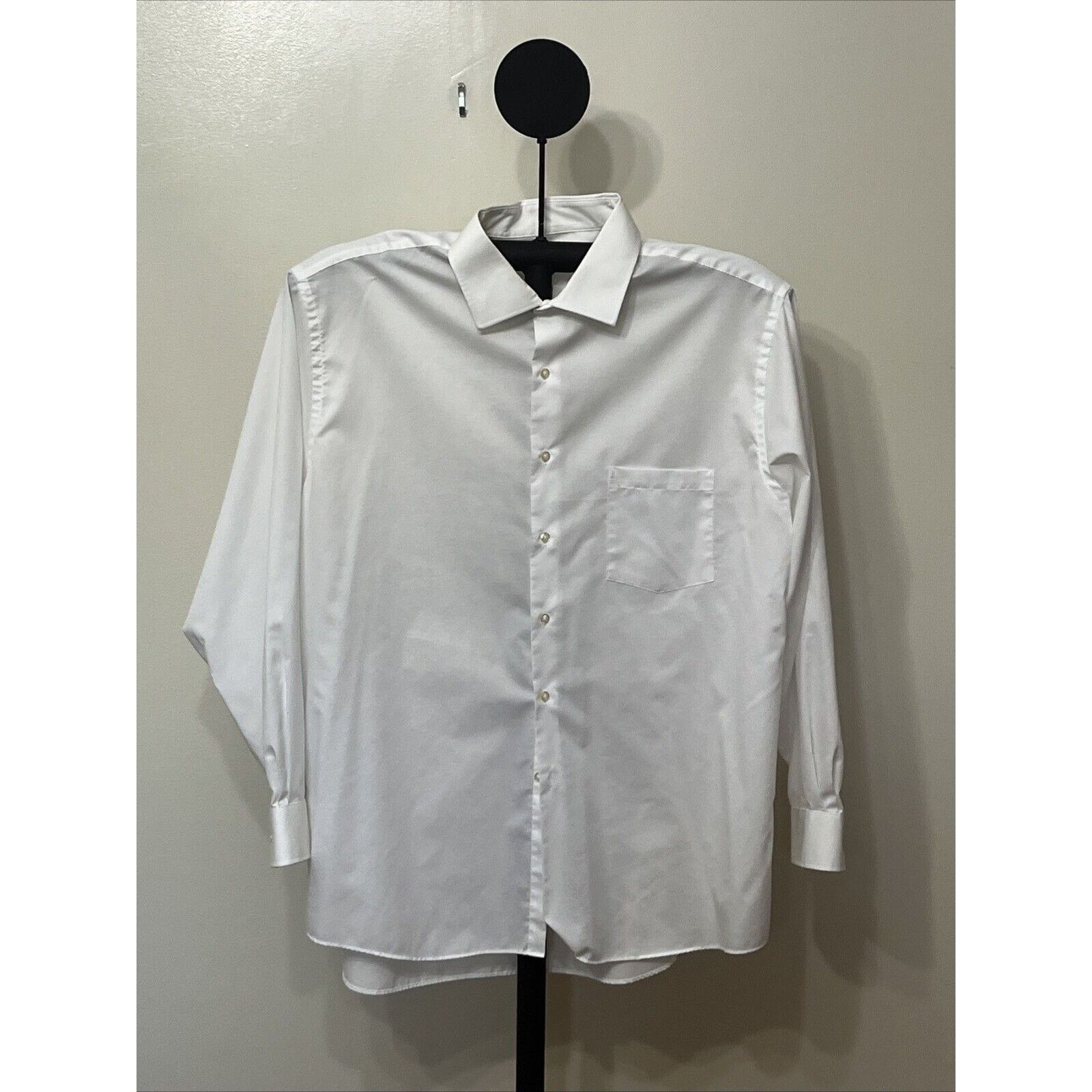 Van Heusen Van Heusen Regular Fit Flex Collar Dress Shirt 18 - 34/35 Size US XL / EU 56 / 4 - 1 Thumbnail