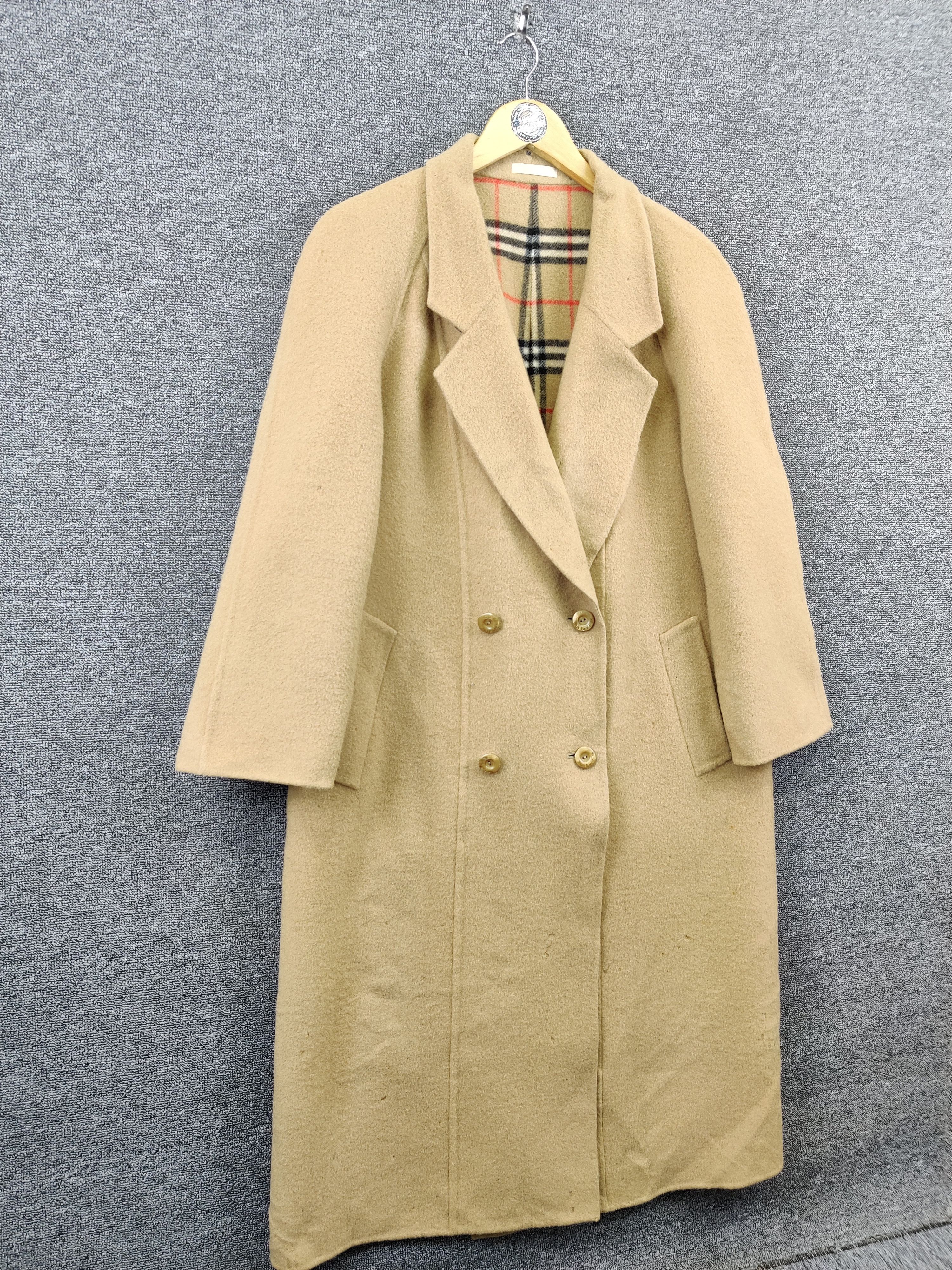 Burberry Vintage Burberry Nova Check Wool Trench Coat Size US L / EU 52-54 / 3 - 5 Thumbnail
