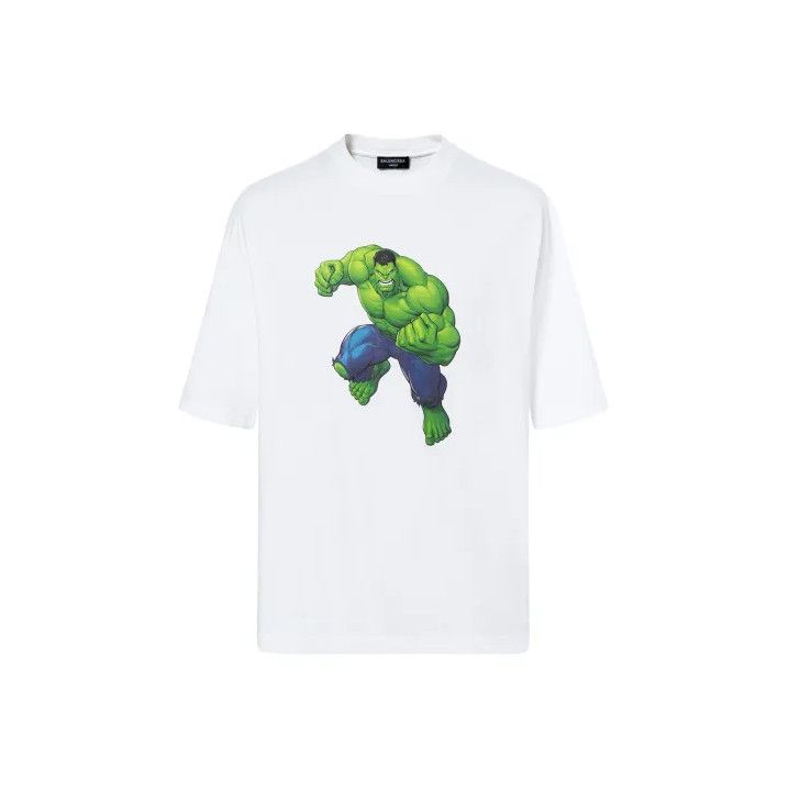 Balenciaga Balenciaga Hulk Print Short Sleeve T-Shirt Size US S / EU 44-46 / 1 - 1 Thumbnail