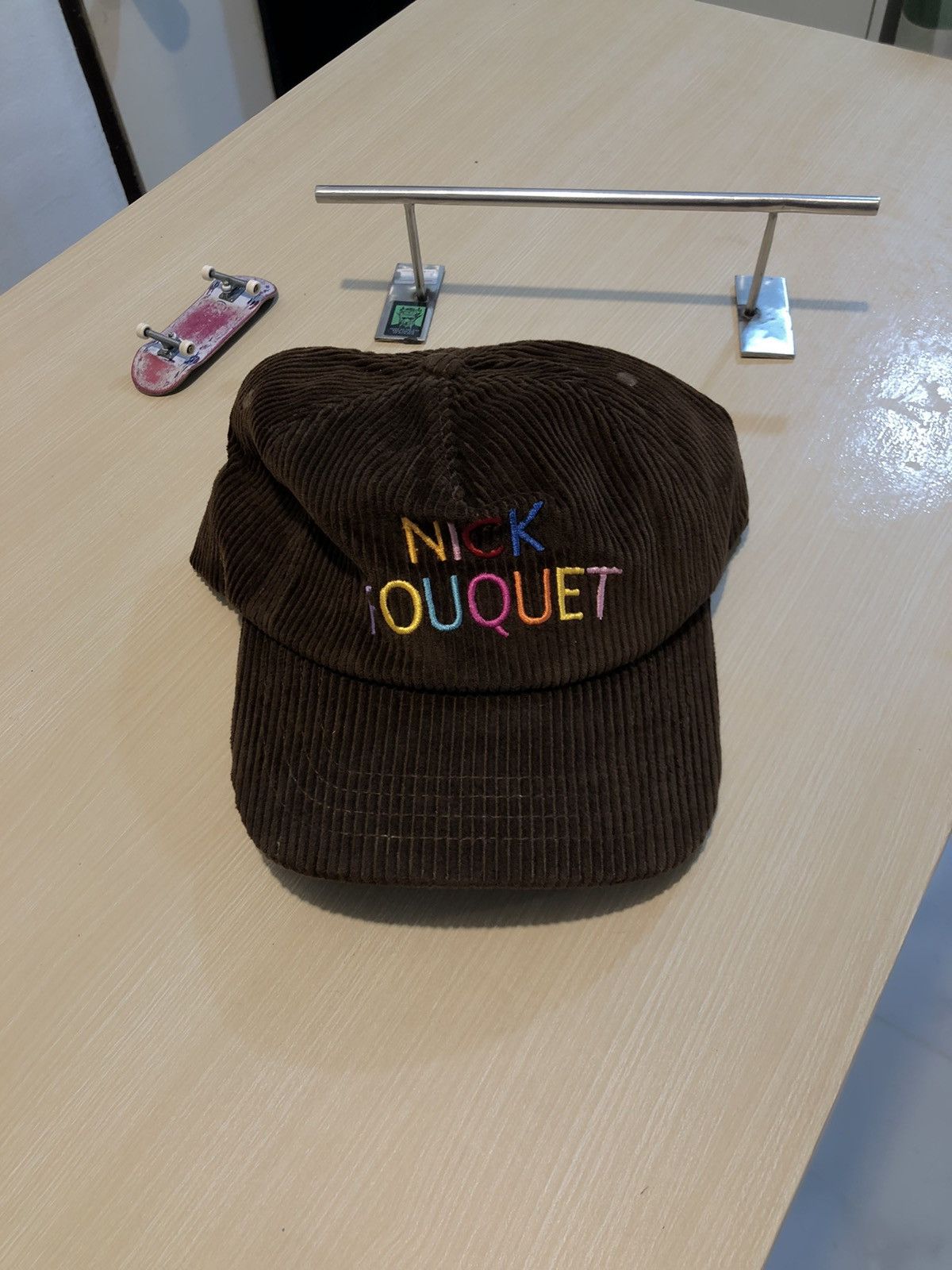 Nick Fouquet Nick Fouquet Rainbow Unstructured Corduroy Hat Size ONE SIZE - 1 Thumbnail